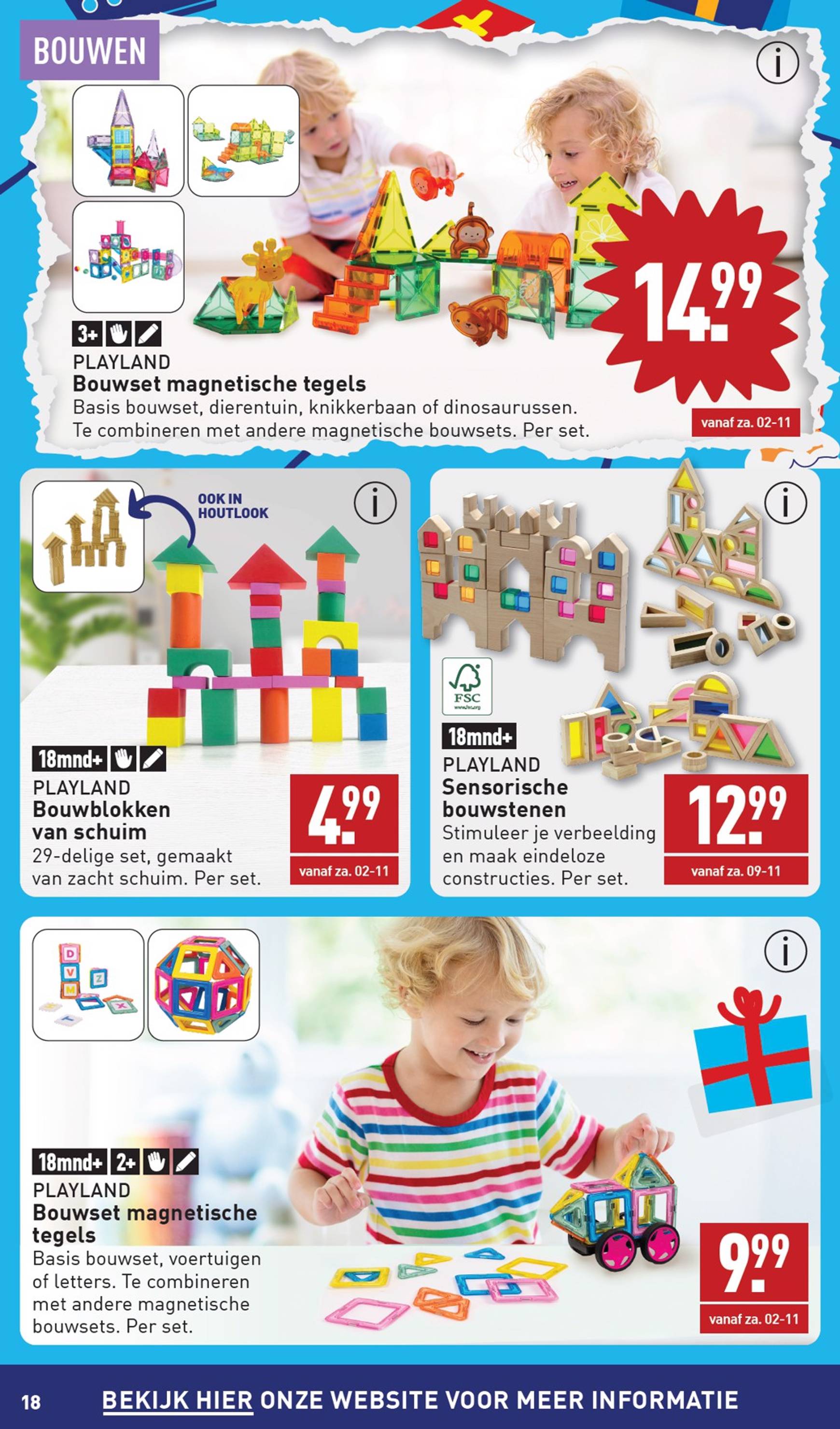 ALDI - Speelgoedspecial folder geldig vanaf 21.10. - 27.10. 18