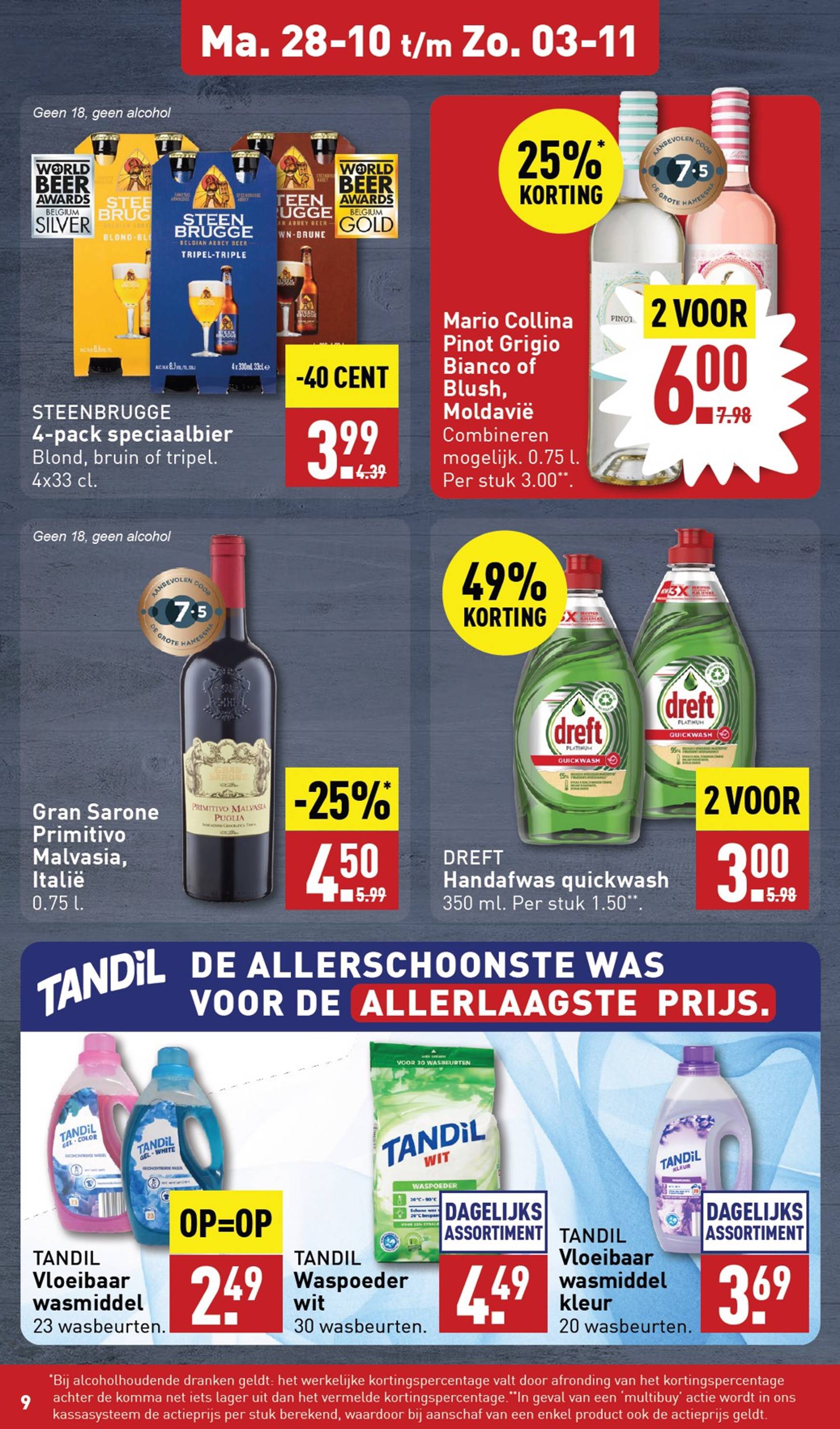 ALDI folder geldig vanaf 28.10. - 03.11. 9