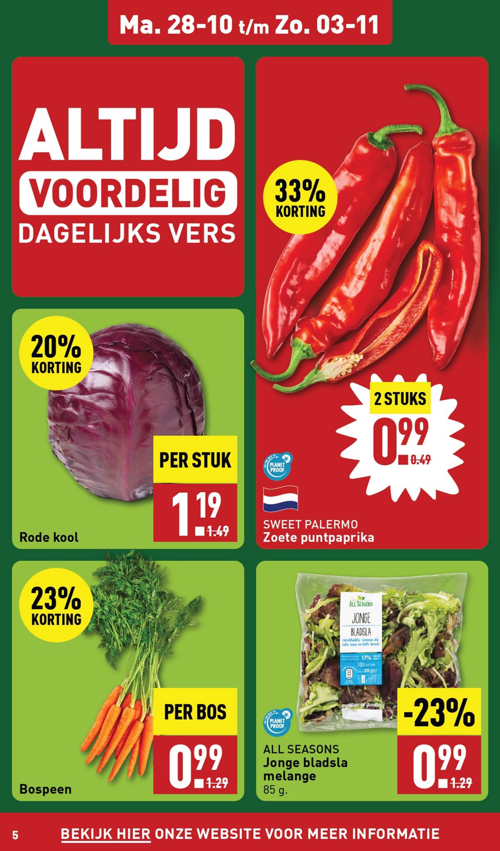 ALDI folder geldig vanaf 28.10. - 03.11. 5