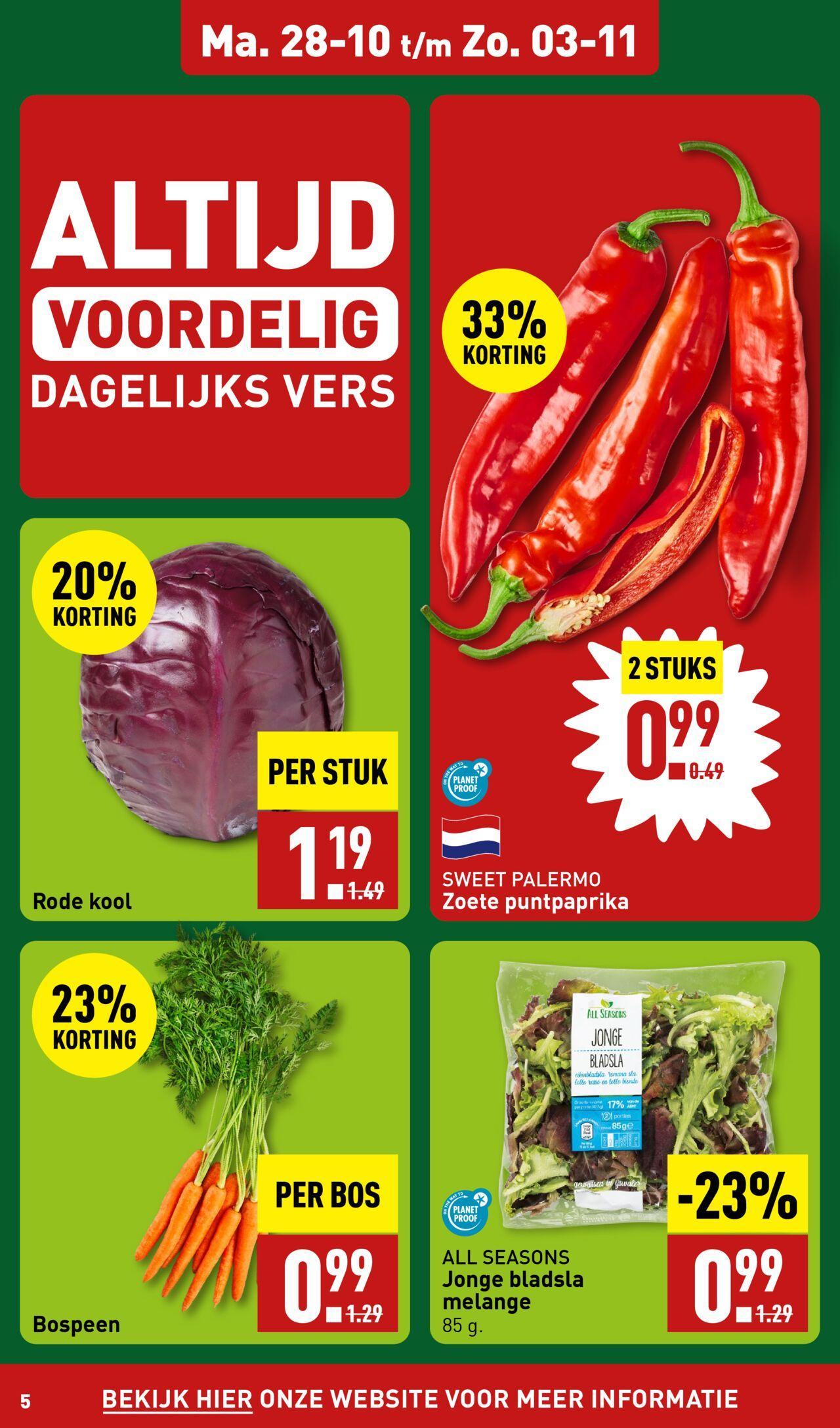 Aldi folder vanaf 28-10-2024 - 03-11-2024 5