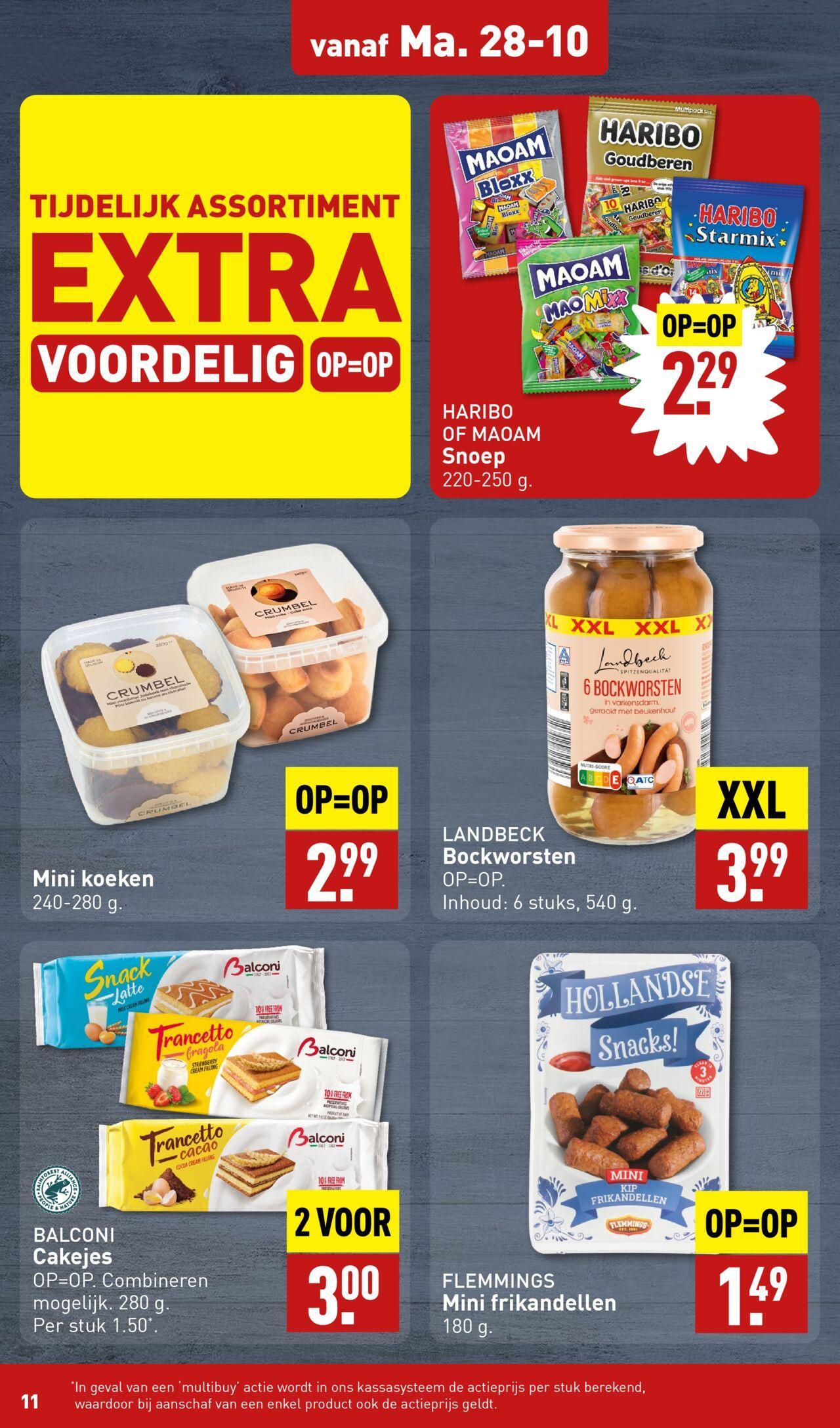 Aldi folder vanaf 28-10-2024 - 03-11-2024 11