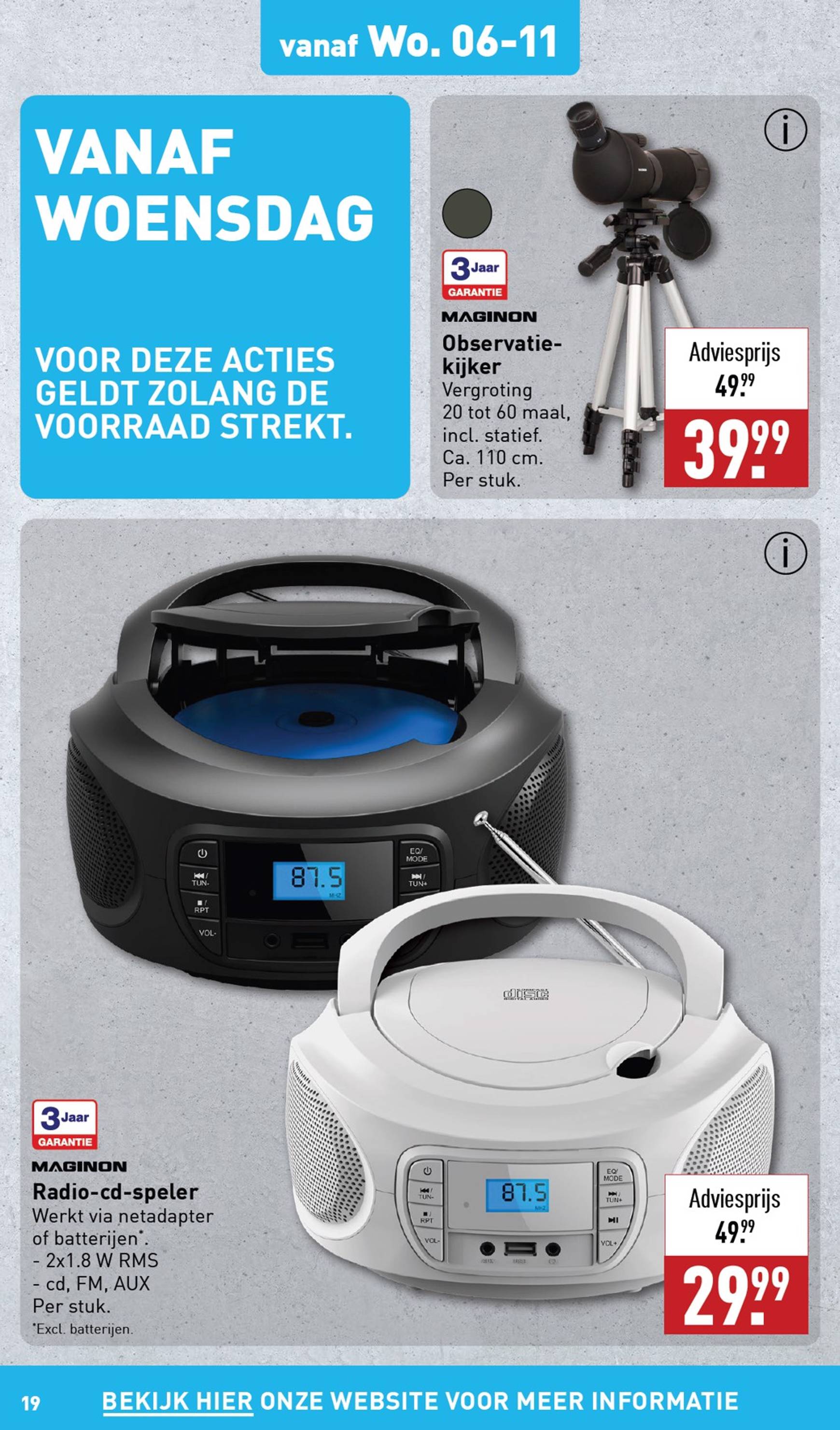 ALDI folder geldig vanaf 04.11. - 10.11. 19