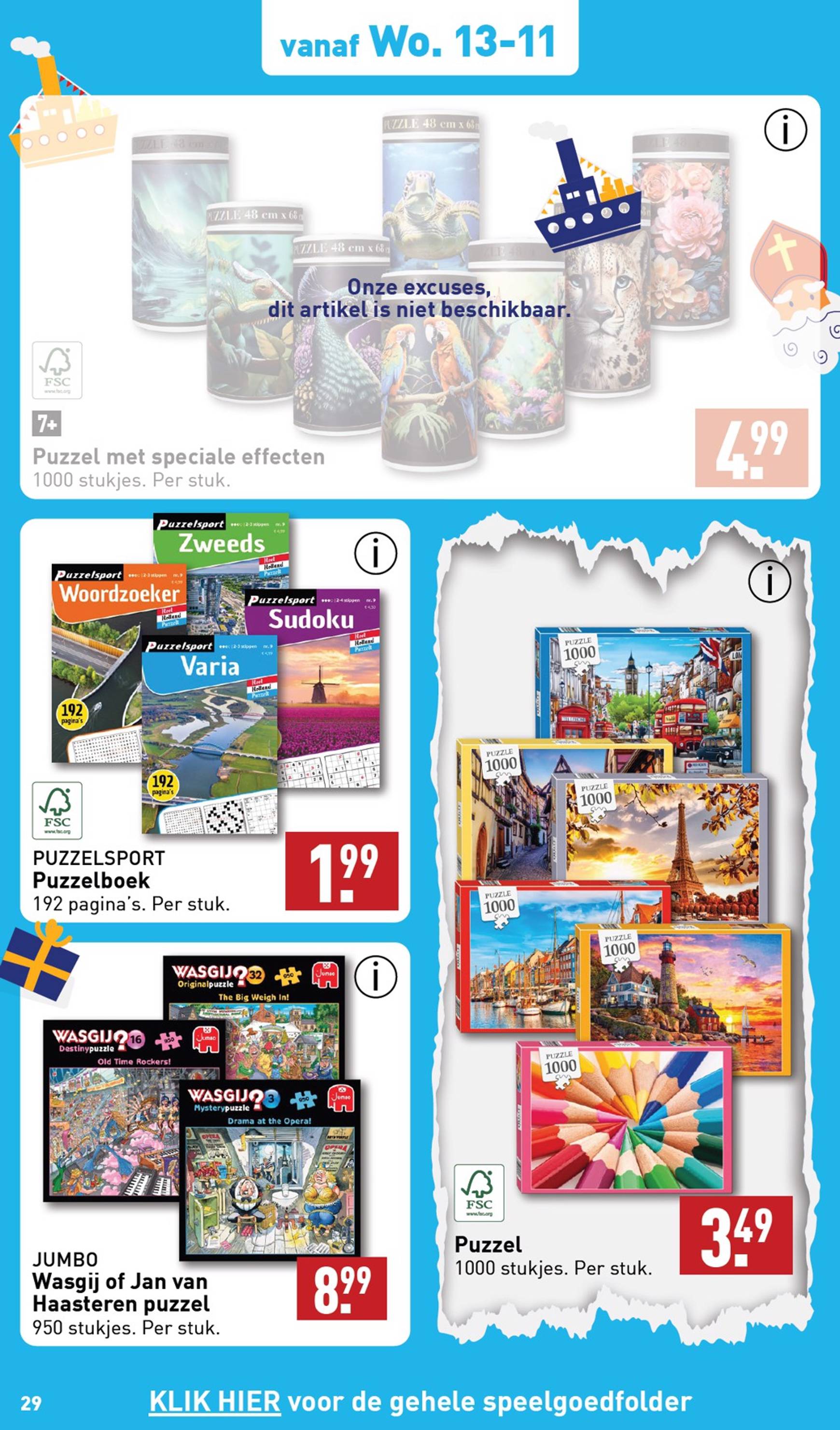 ALDI folder geldig vanaf 11.11. - 17.11. 29