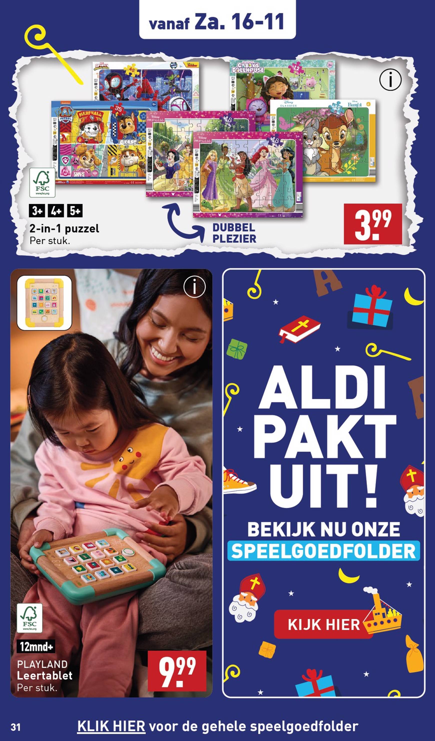 ALDI folder geldig vanaf 11.11. - 17.11. 31