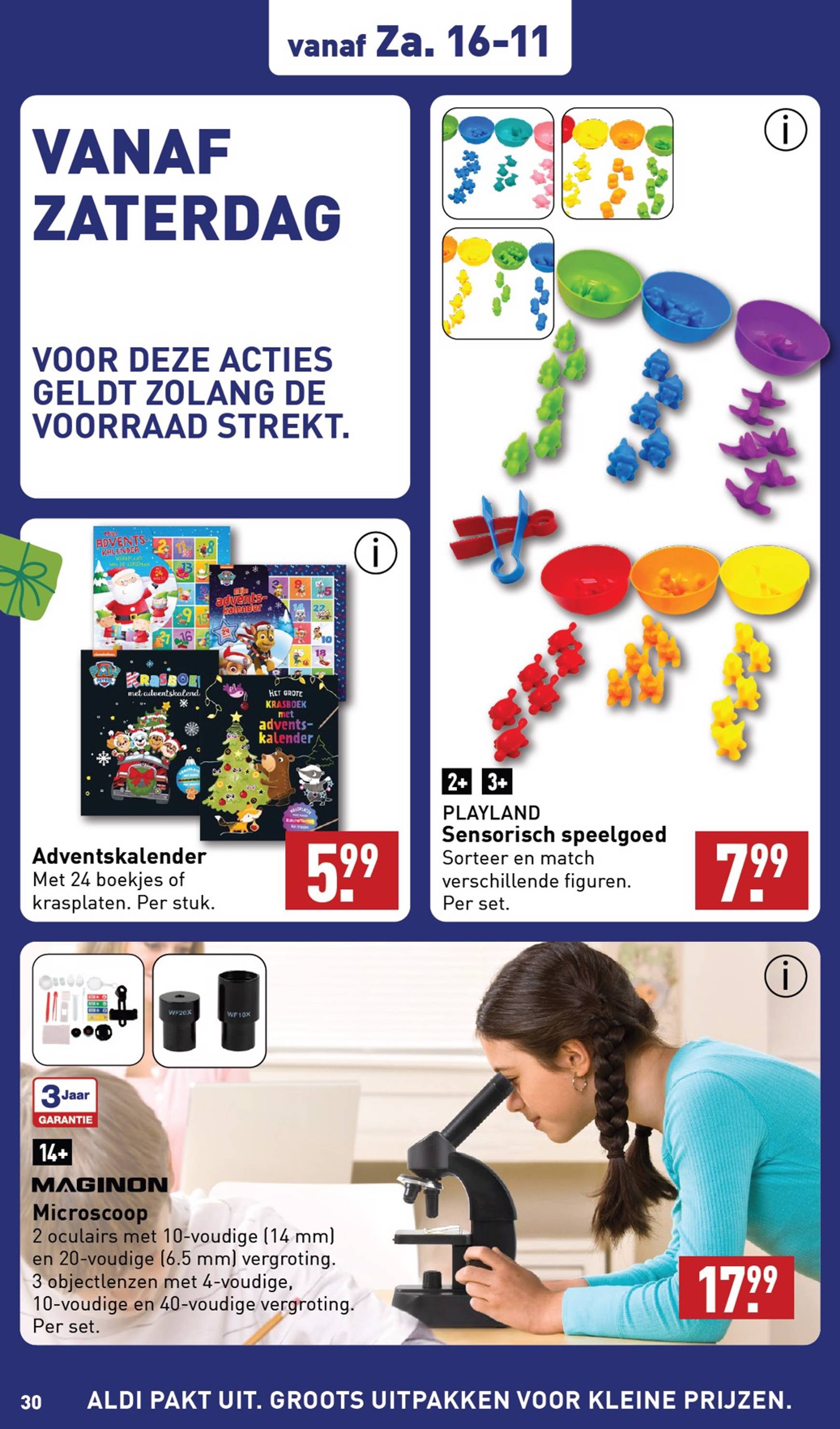 ALDI folder geldig vanaf 11.11. - 17.11. 30