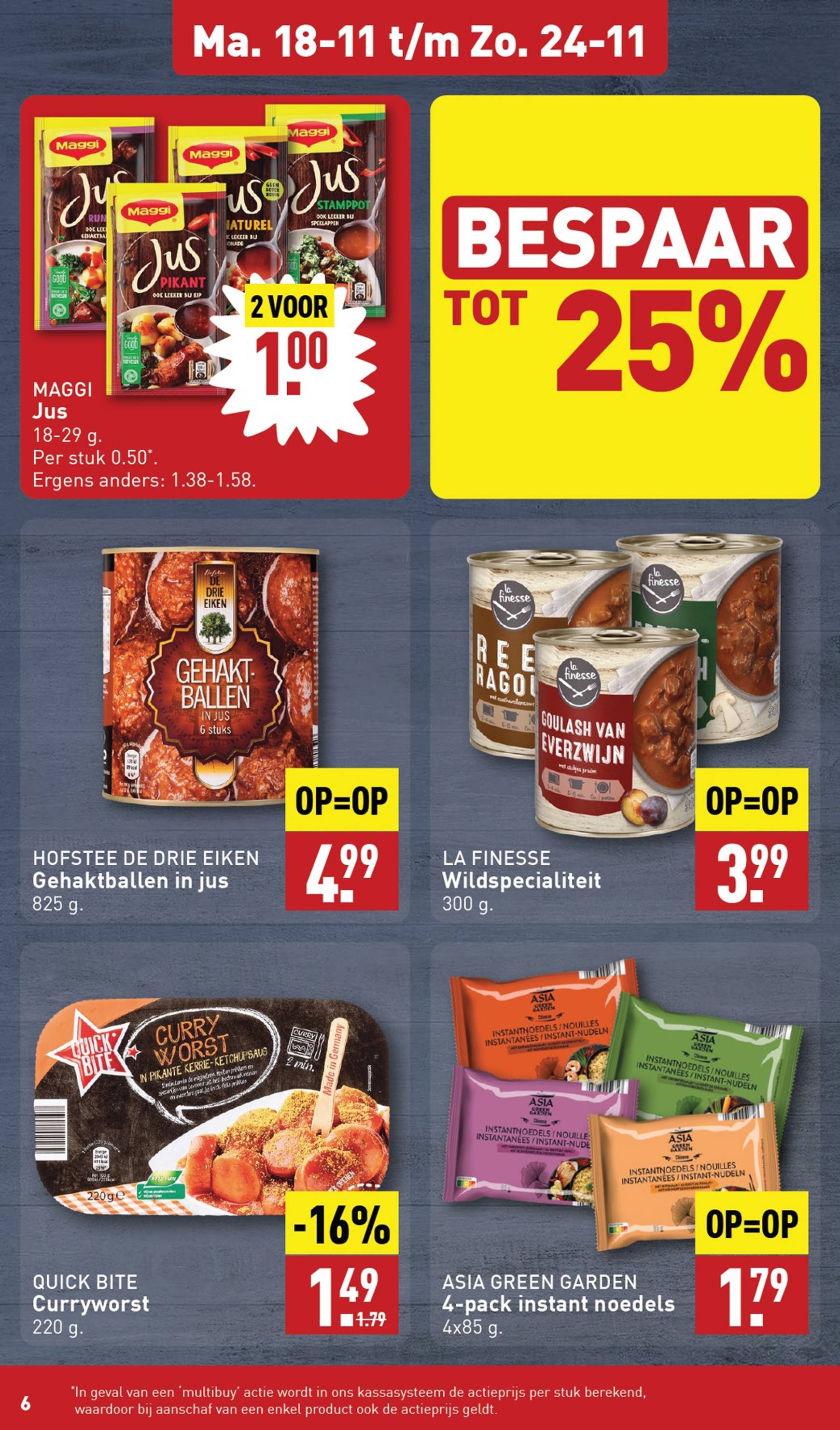 ALDI folder geldig vanaf 18.11. - 24.11. 6