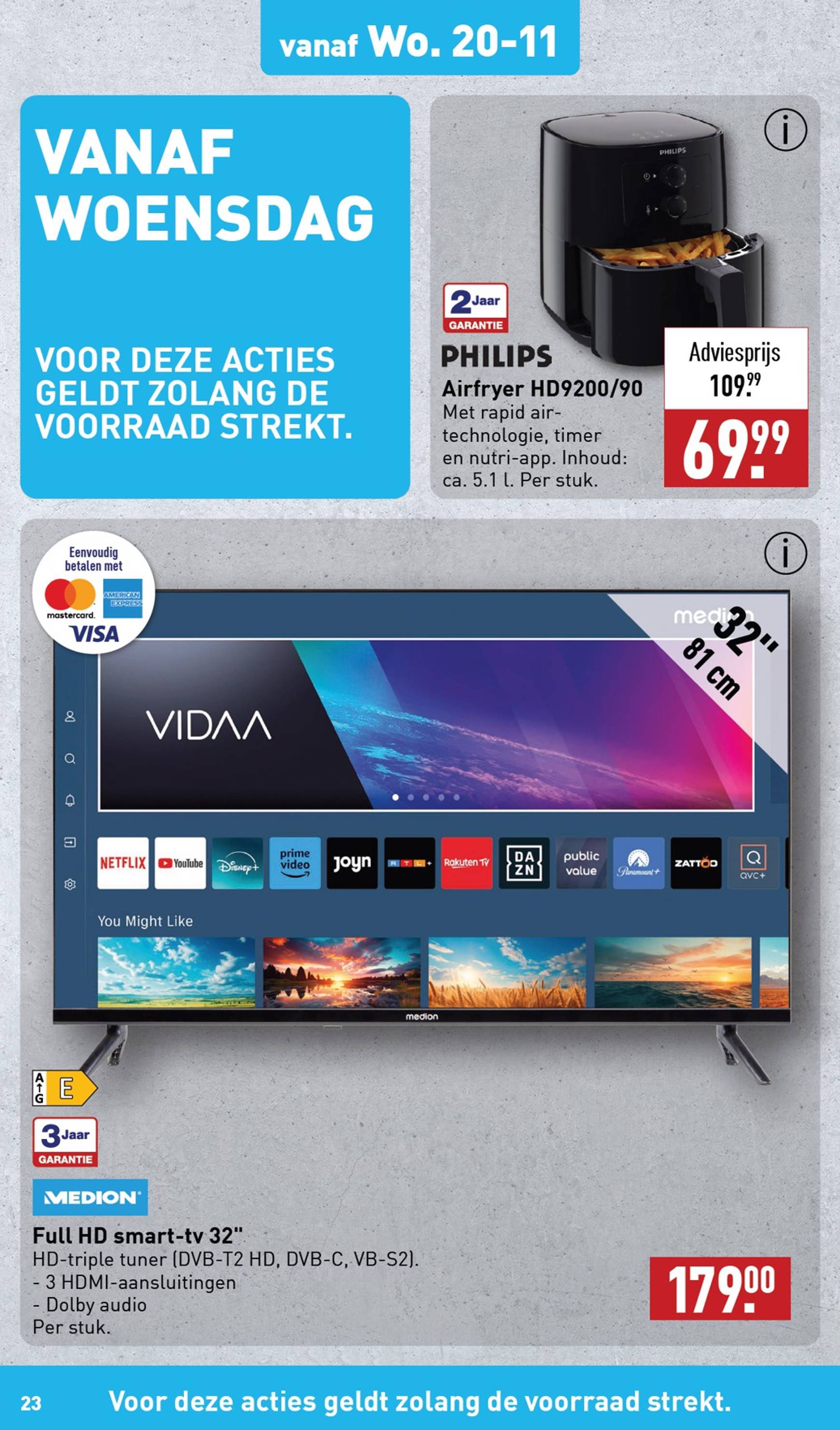 ALDI folder geldig vanaf 18.11. - 24.11. 23