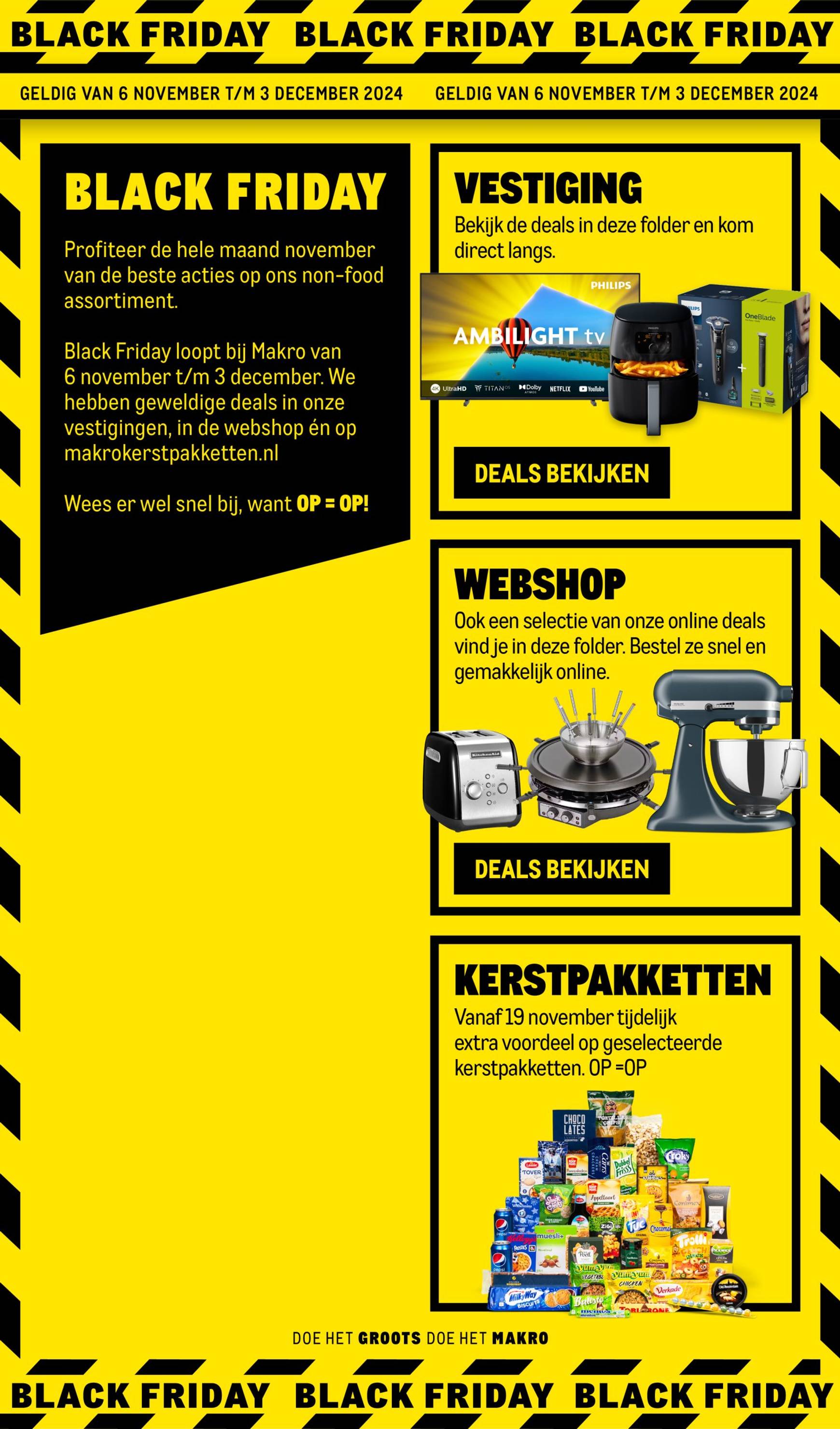 Makro - Black Friday folder geldig vanaf 06.11. - 03.12. 2