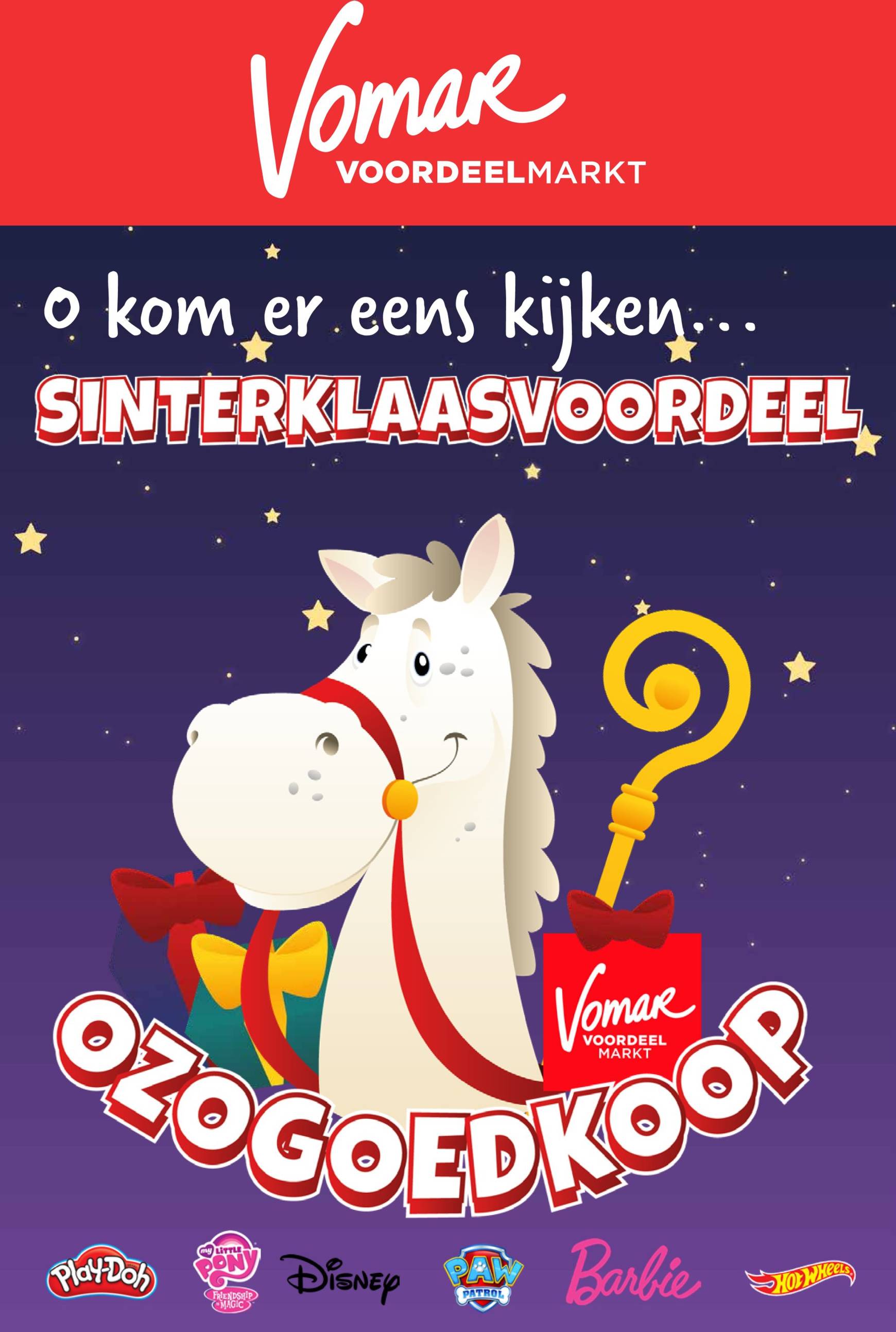 Vomar - Sinterklaasvoordeel folder geldig vanaf 13.10. - 27.10.