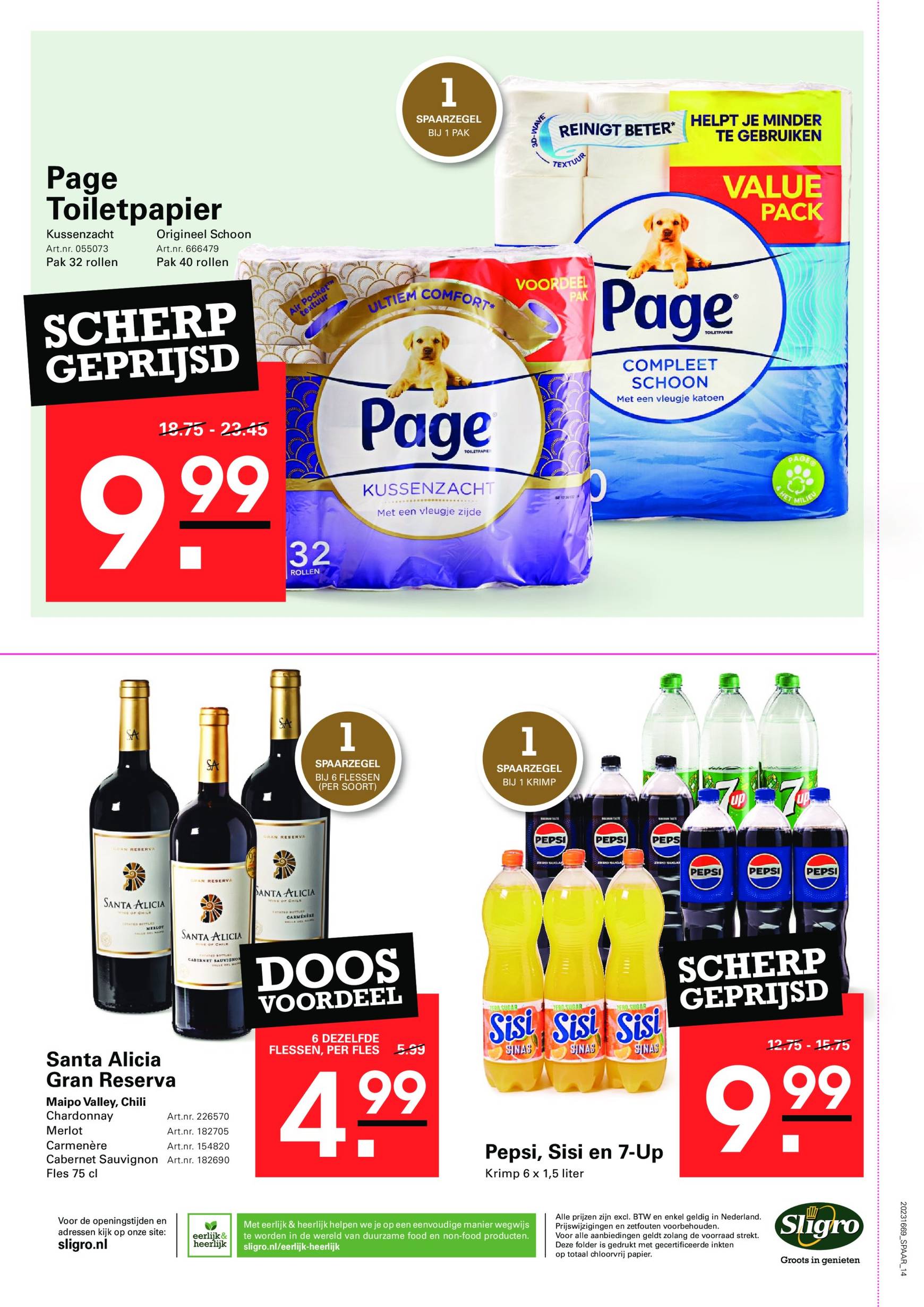 Sligro - Spaarfolder folder geldig vanaf 24.10. - 11.11. 44