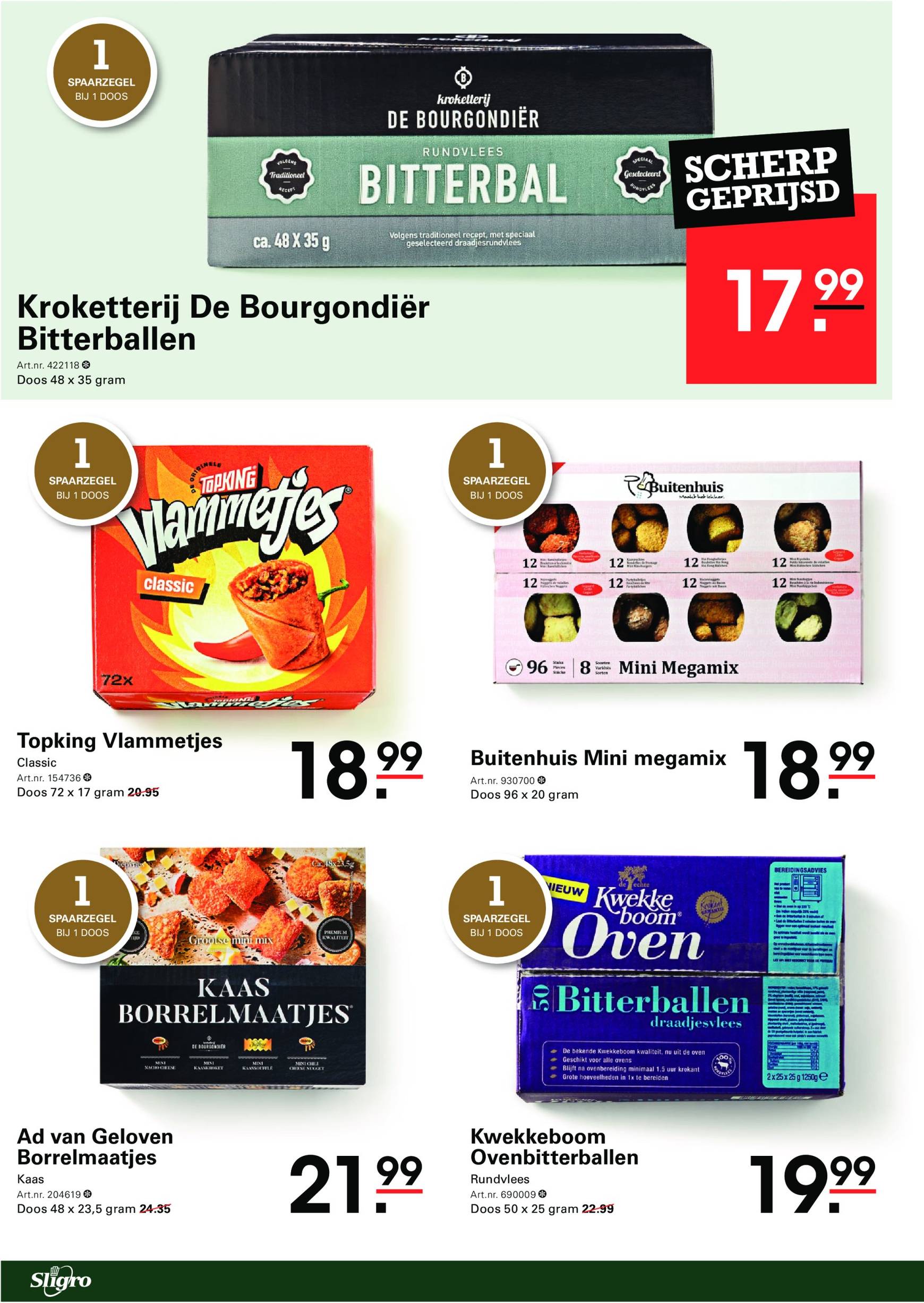 Sligro - Spaarfolder folder geldig vanaf 24.10. - 11.11. 18