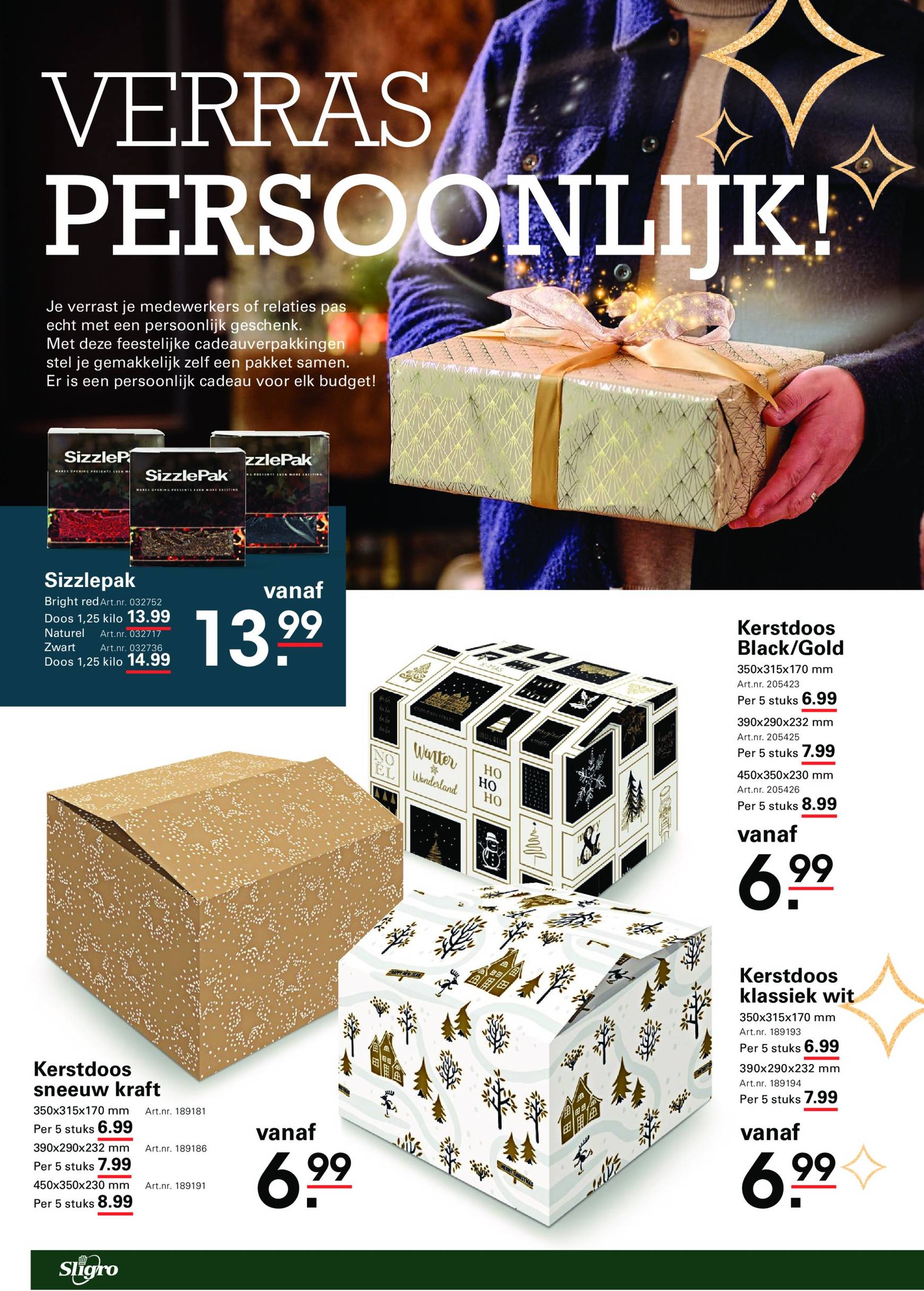 Sligro - Geschenkenspecial folder geldig vanaf 25.10. - 31.12. 32