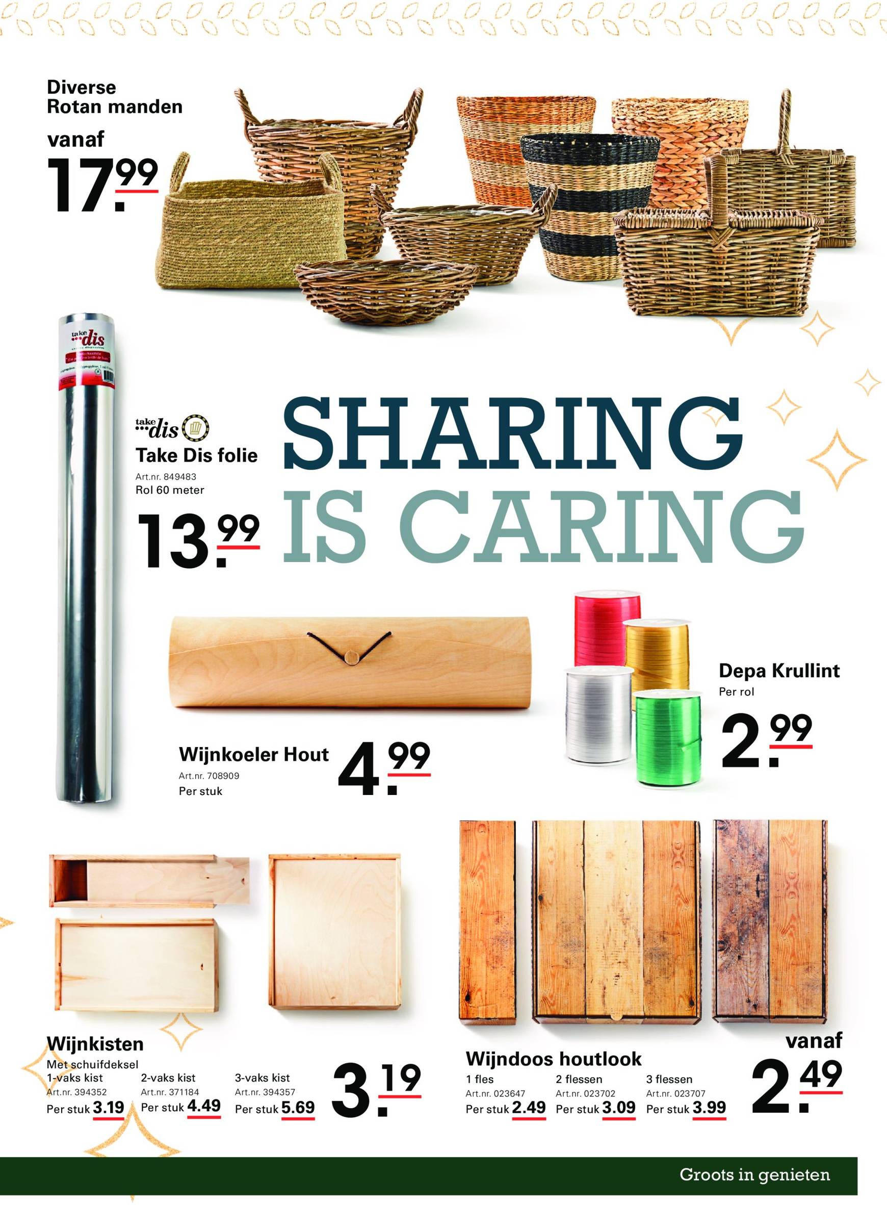 Sligro - Geschenkenspecial folder geldig vanaf 25.10. - 31.12. 33