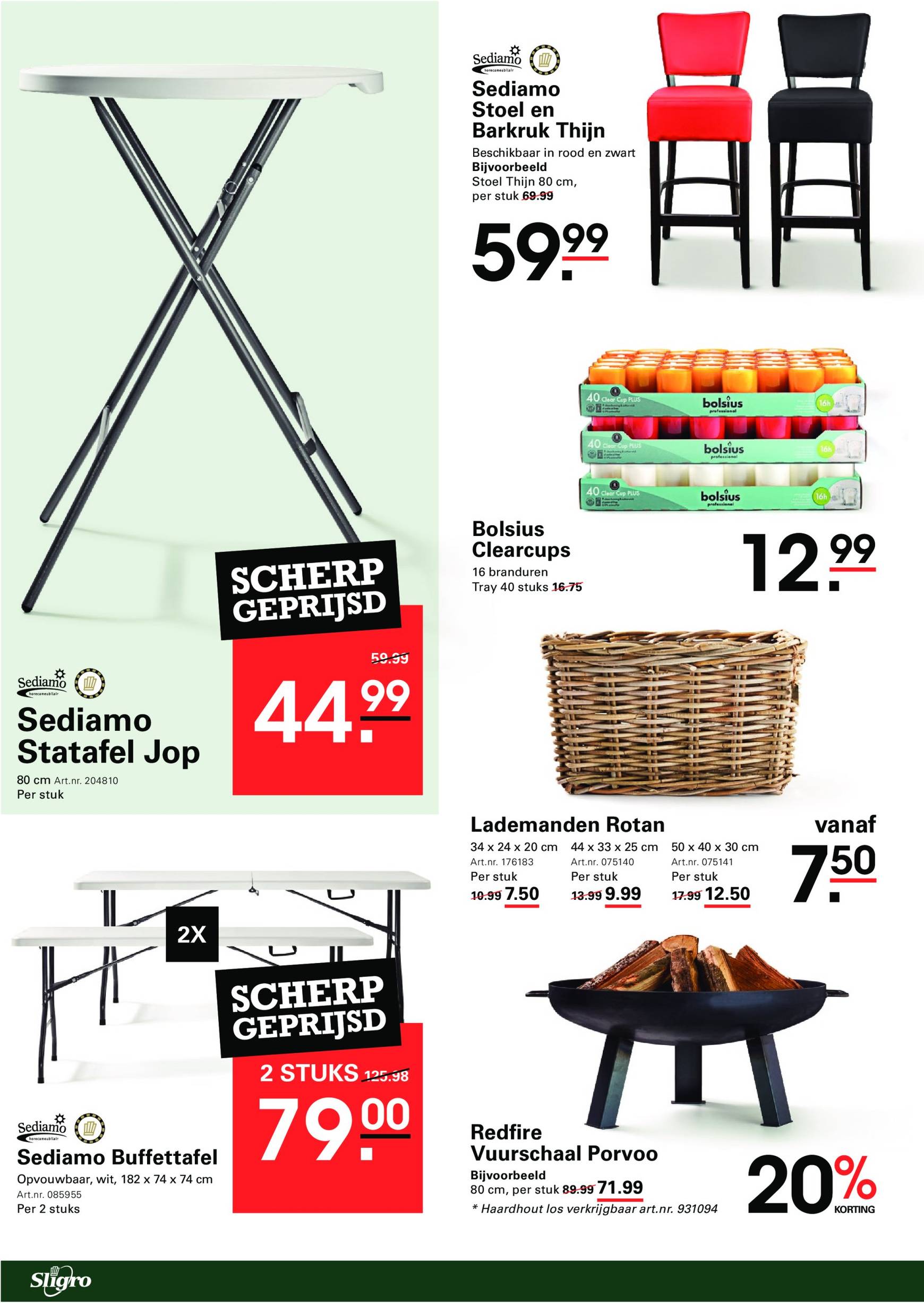 Sligro - Cafetaria's & Sportkantines folder geldig vanaf 14.11. - 02.12. 24