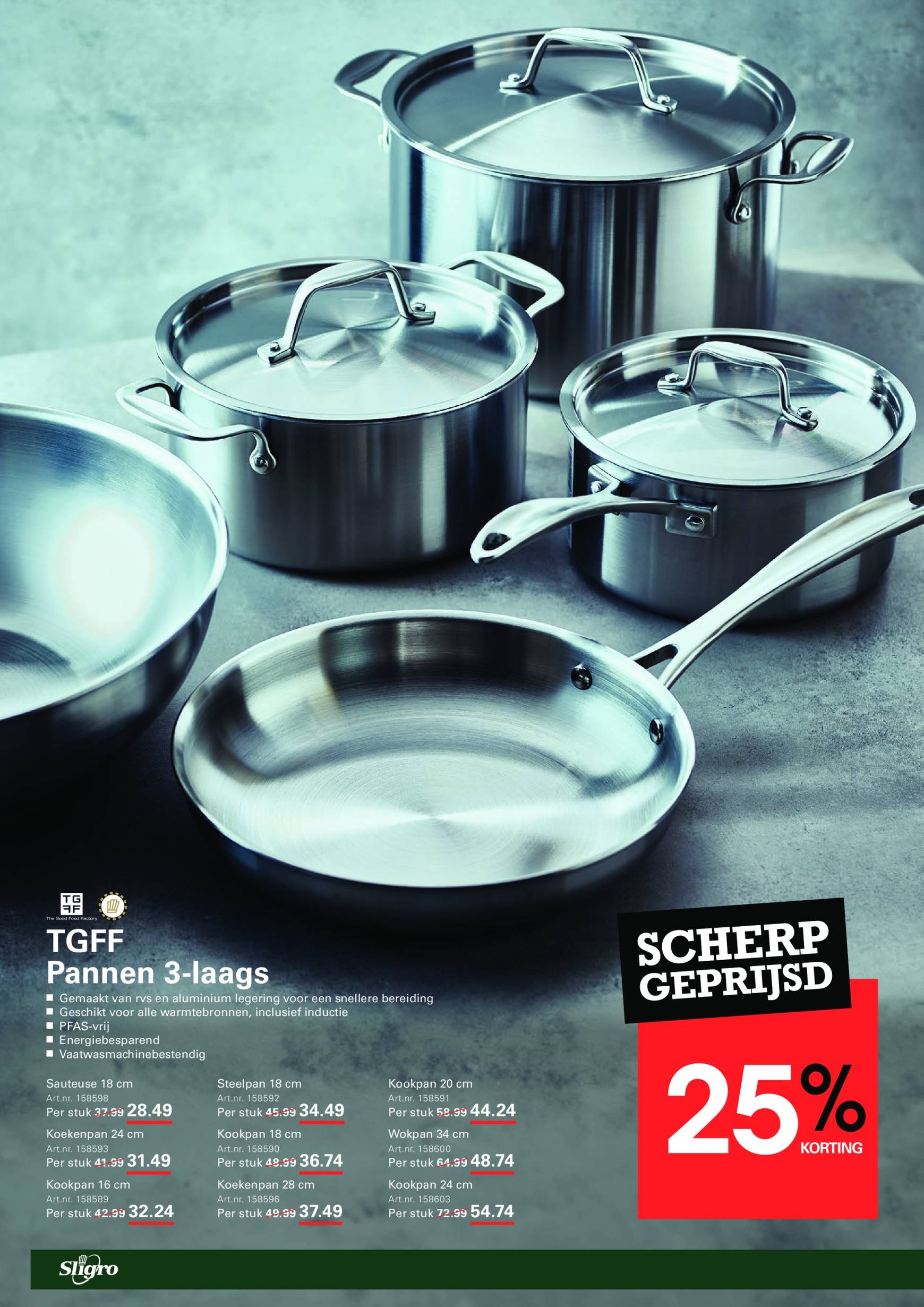 Sligro - Cafetaria's & Sportkantines folder geldig vanaf 14.11. - 02.12. 26