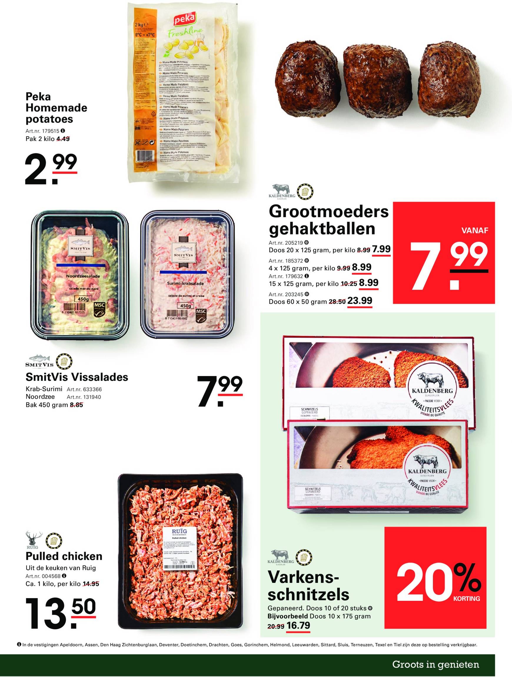 Sligro - Cafetaria's & Sportkantines folder geldig vanaf 14.11. - 02.12. 7