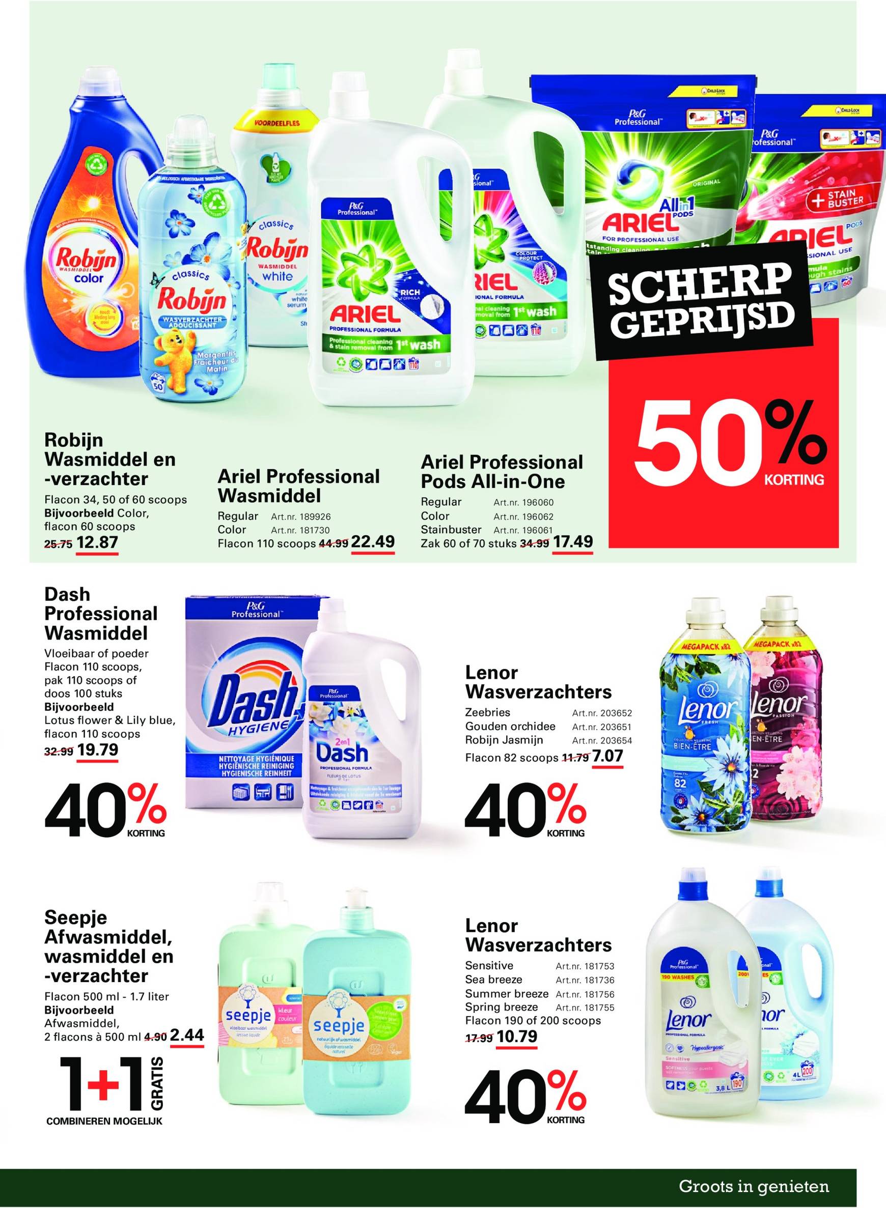 Sligro - Cafetaria's & Sportkantines folder geldig vanaf 14.11. - 02.12. 31