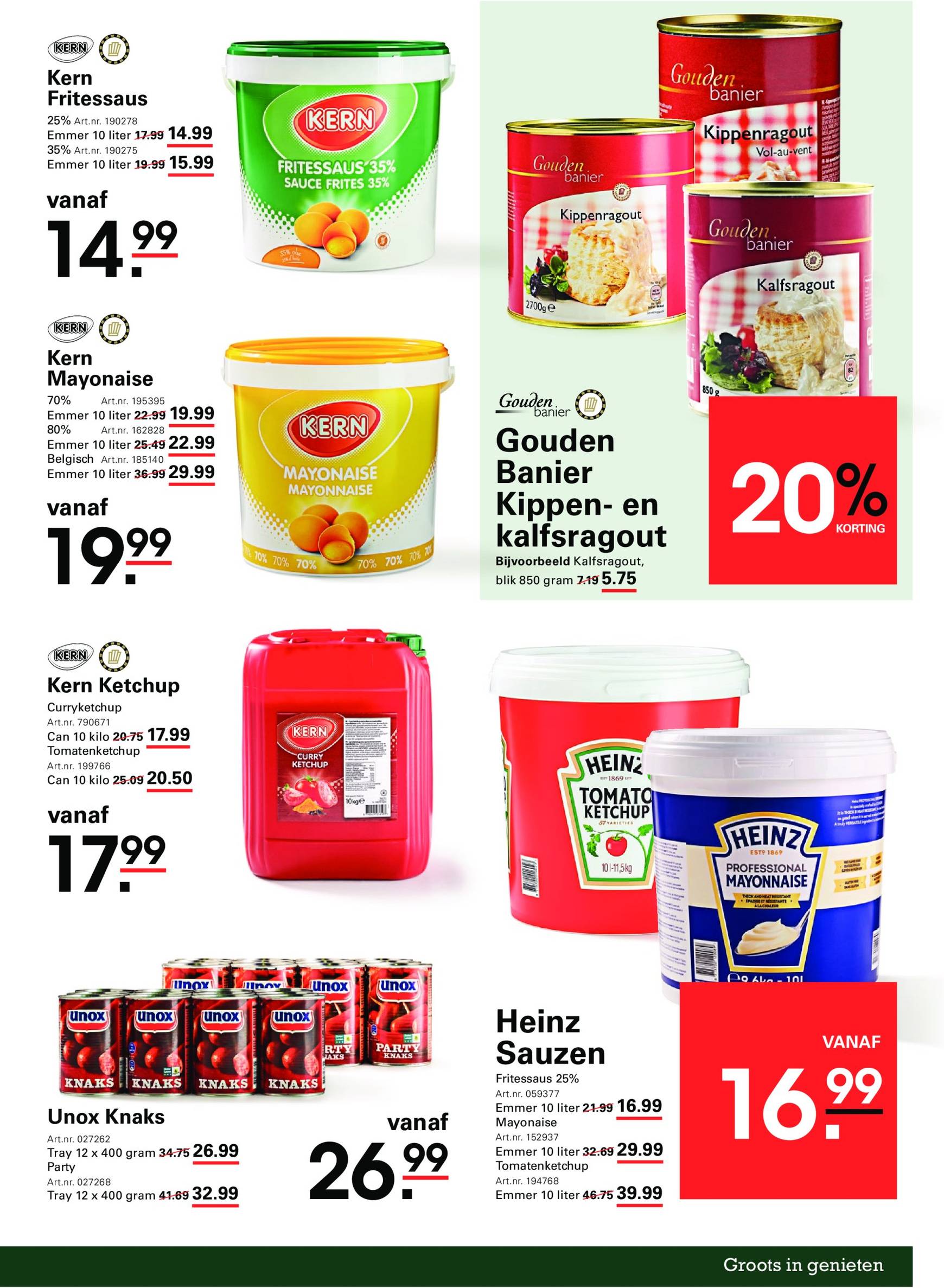 Sligro - Cafetaria's & Sportkantines folder geldig vanaf 14.11. - 02.12. 5