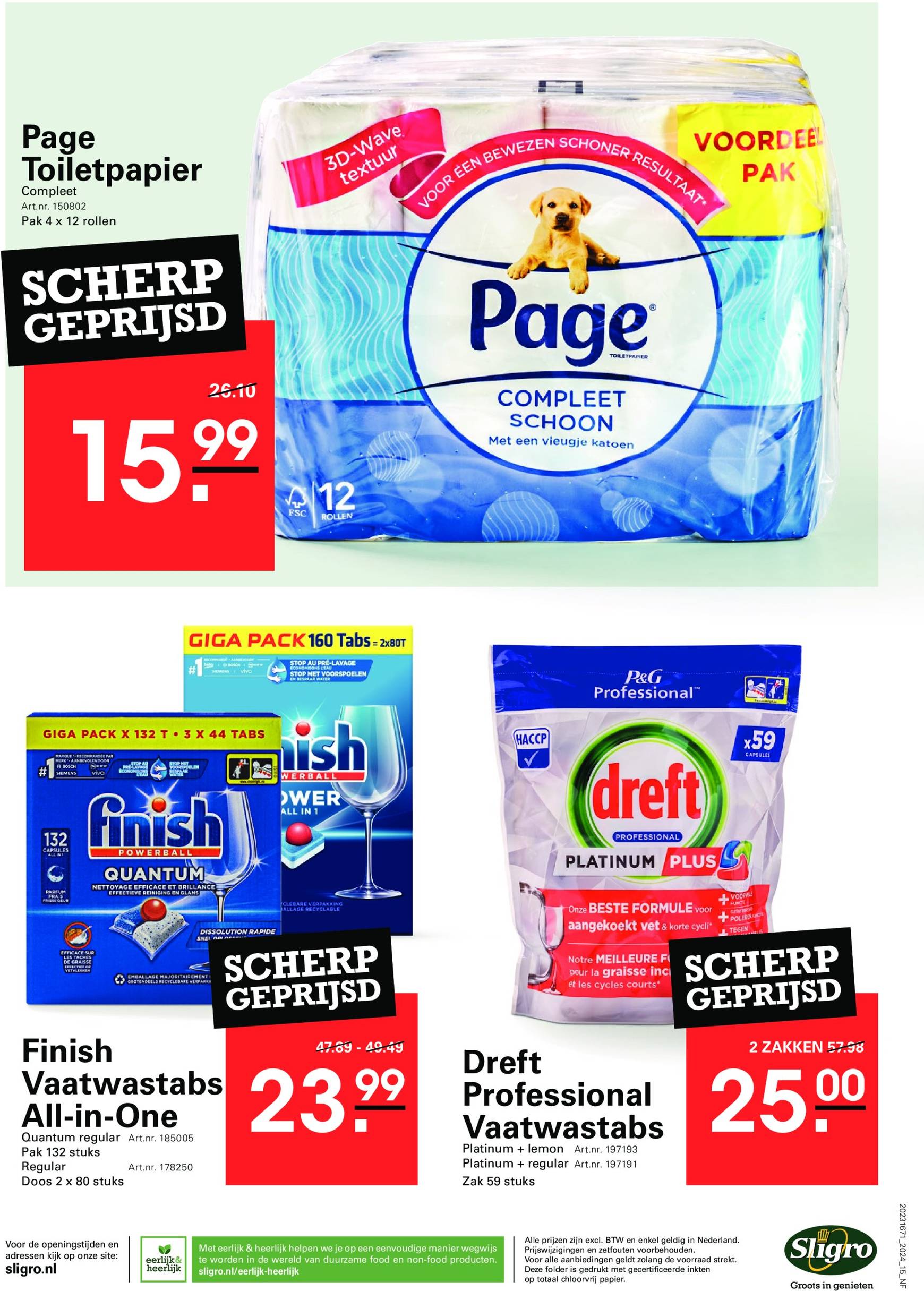 Sligro - Cafetaria's & Sportkantines folder geldig vanaf 14.11. - 02.12. 33