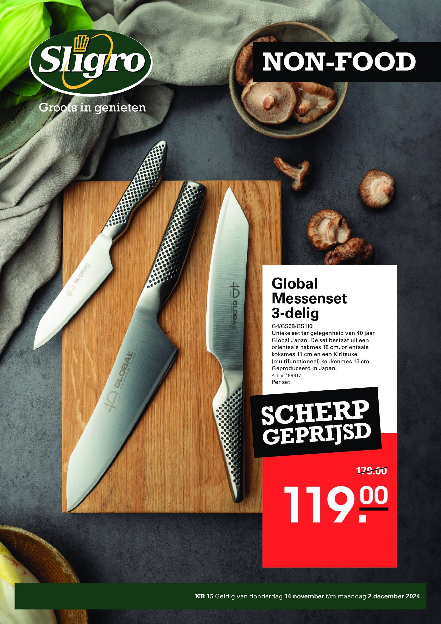 Sligro - Non-Food folder geldig vanaf 14.11. - 02.12.