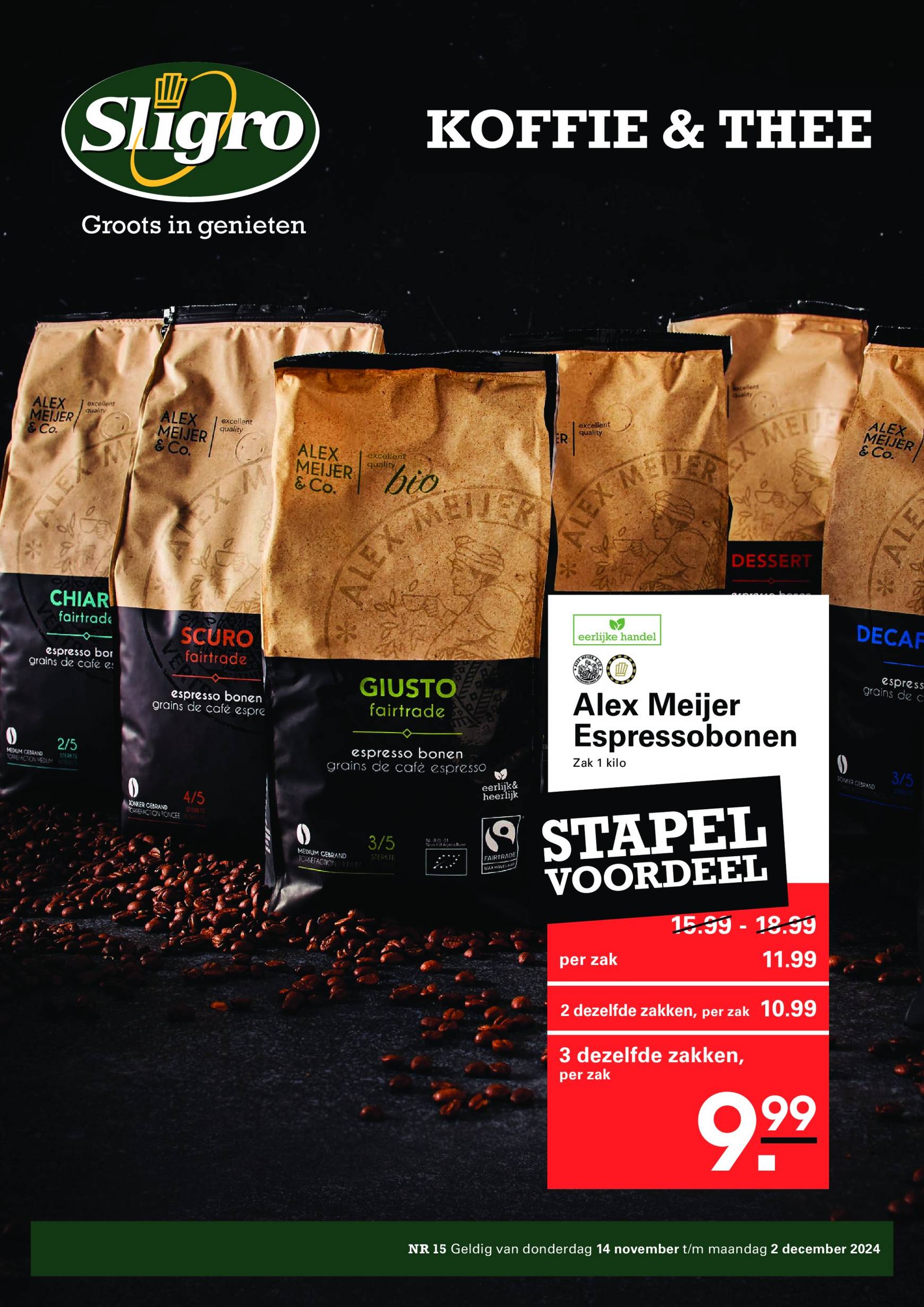 Sligro - Restaurants folder geldig vanaf 14.11. - 02.12. 31