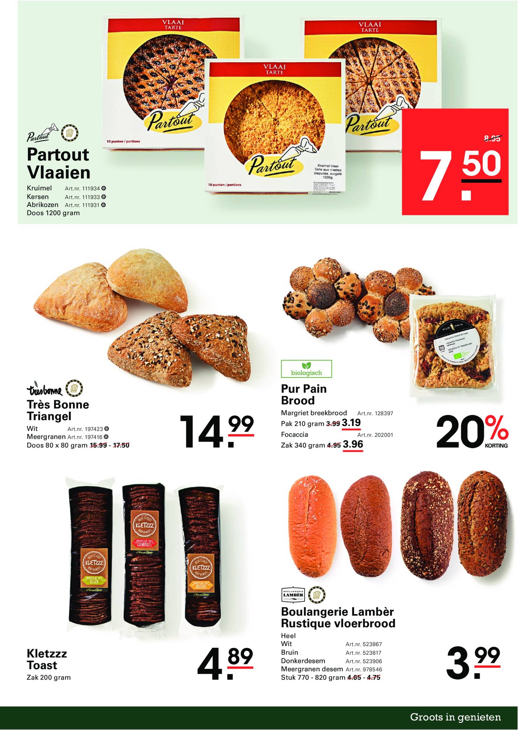 Sligro - Restaurants folder geldig vanaf 14.11. - 02.12. 11