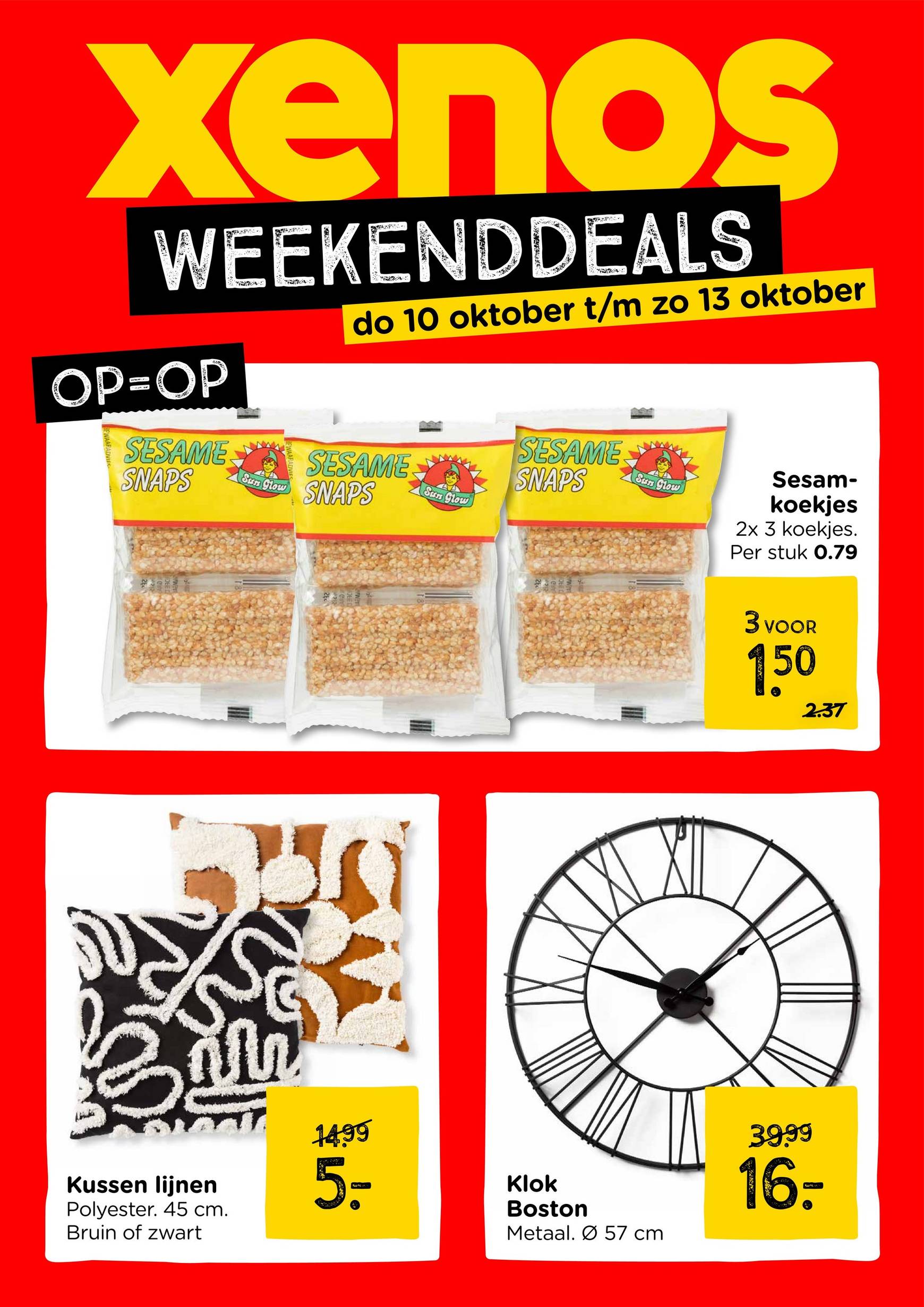 Xenos - Weekenddeals folder geldig vanaf 10.10. - 13.10.