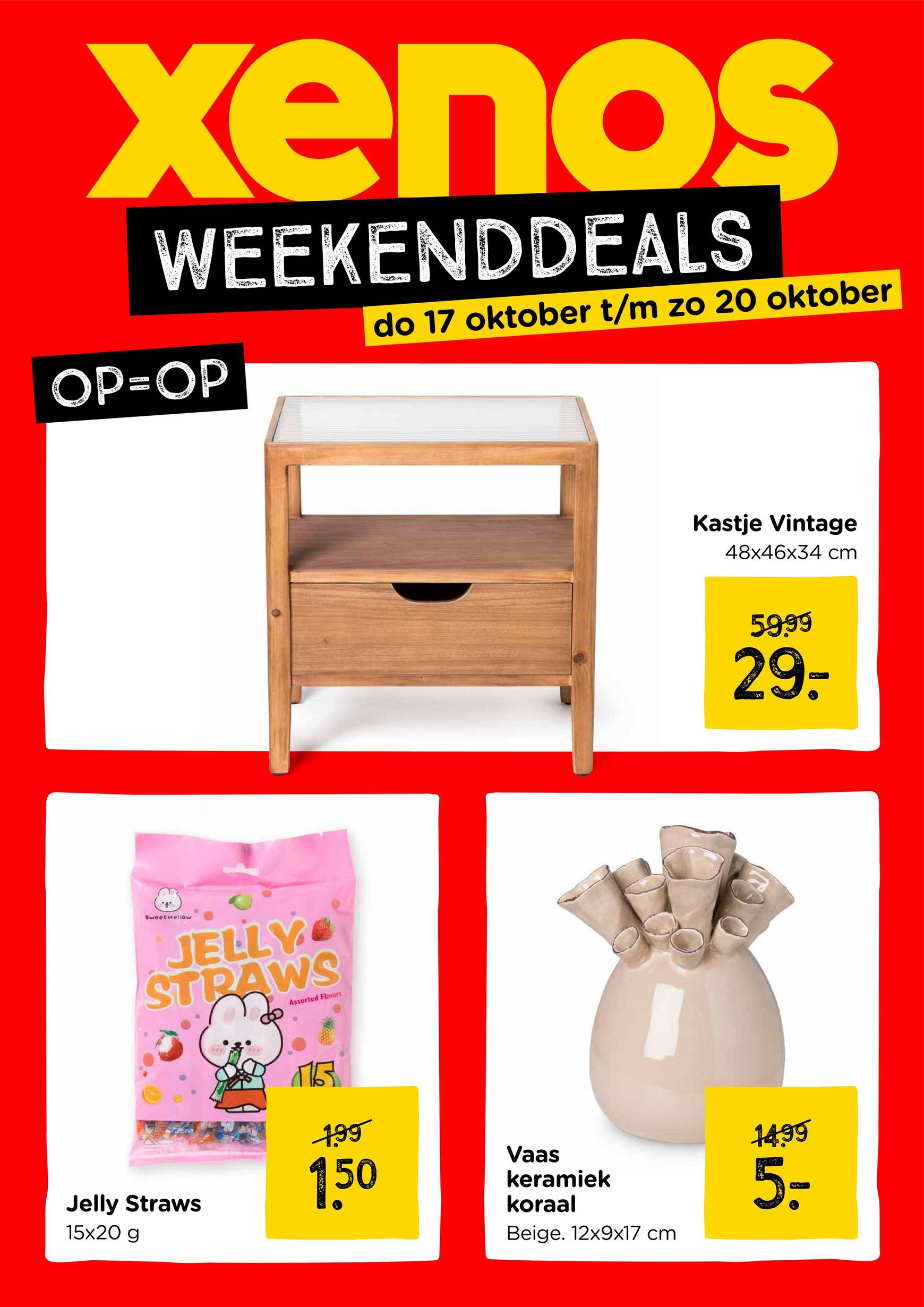 Xenos - Weekenddeals folder geldig vanaf 17.10. - 20.10.