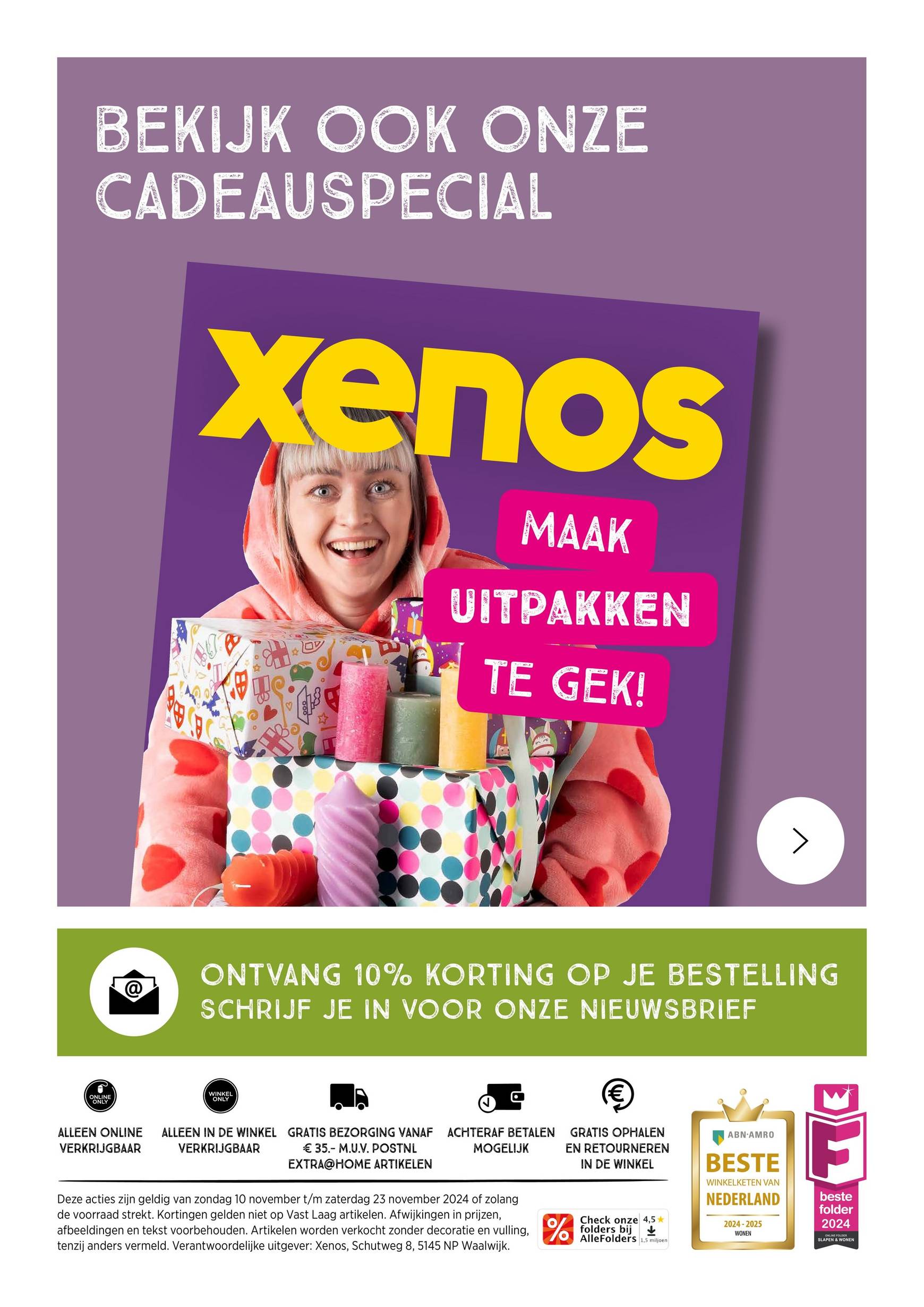 Xenos folder geldig vanaf 10.11. - 23.11. 30