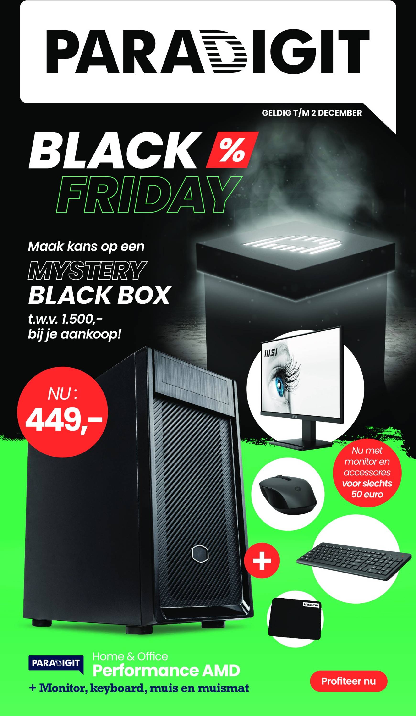 Paradigit - Black Friday folder geldig vanaf 11.11. - 02.12.