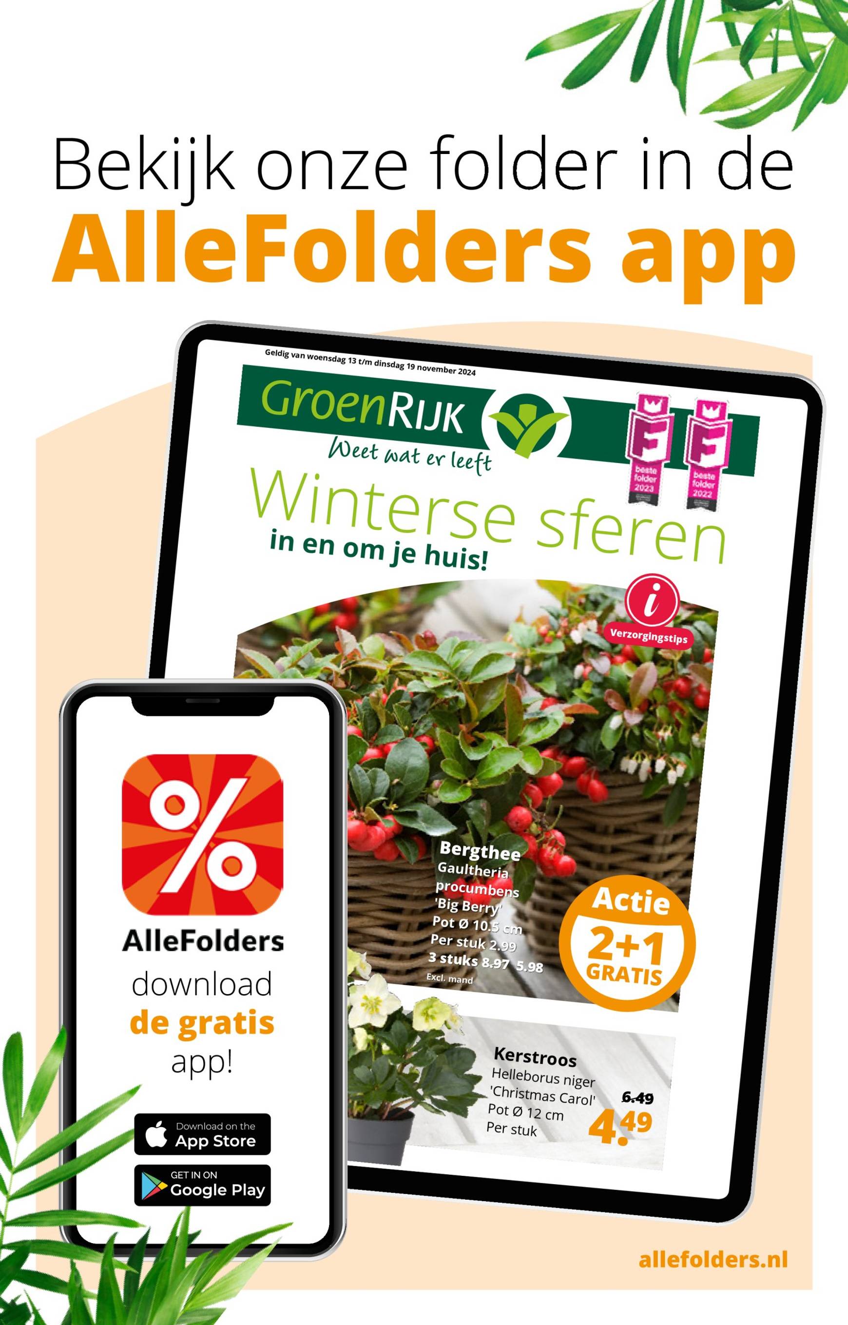 GroenRijk folder geldig vanaf 13.11. - 19.11. 14