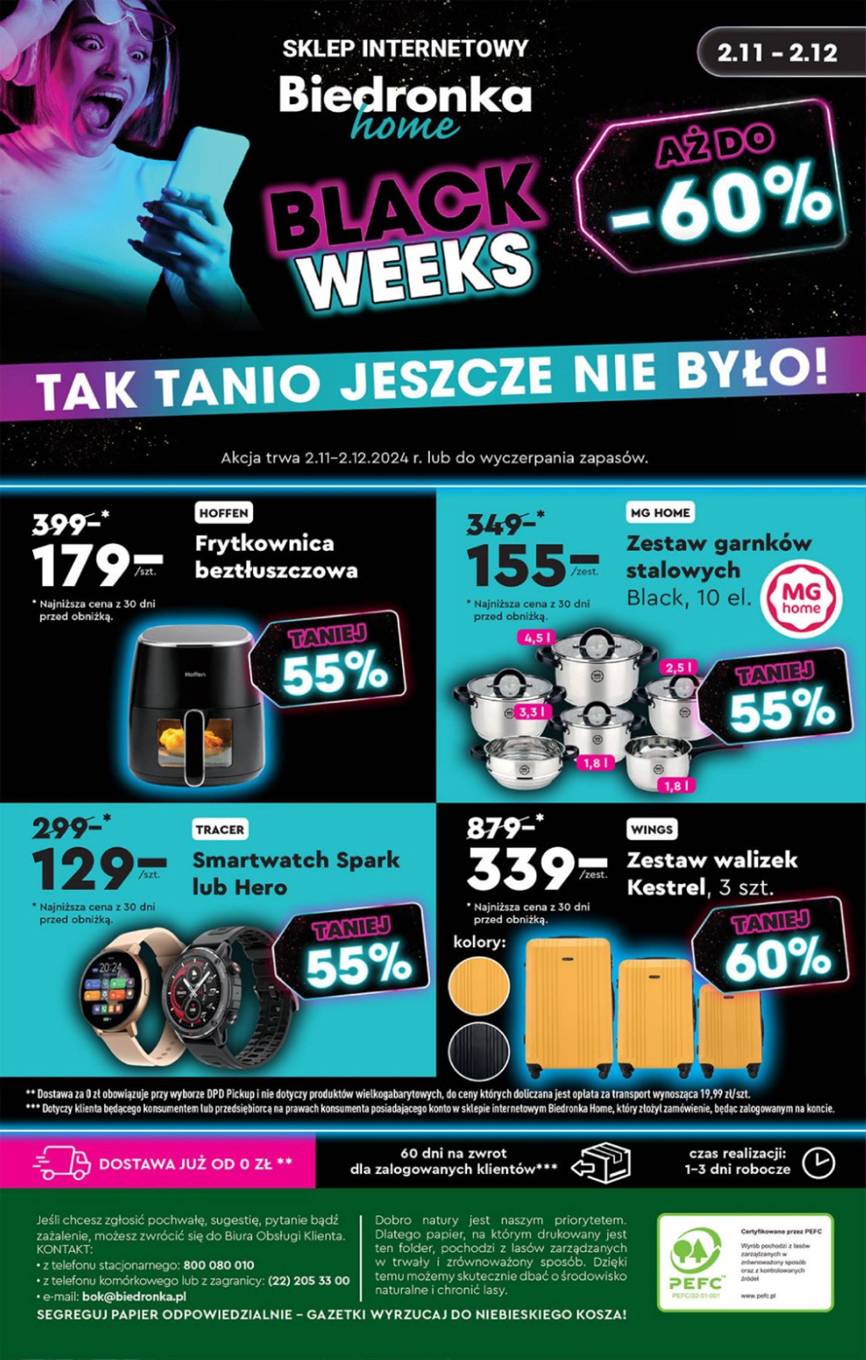 Biedronka - Black weeks gazetka ważna od 02.11. - 02.12. 7