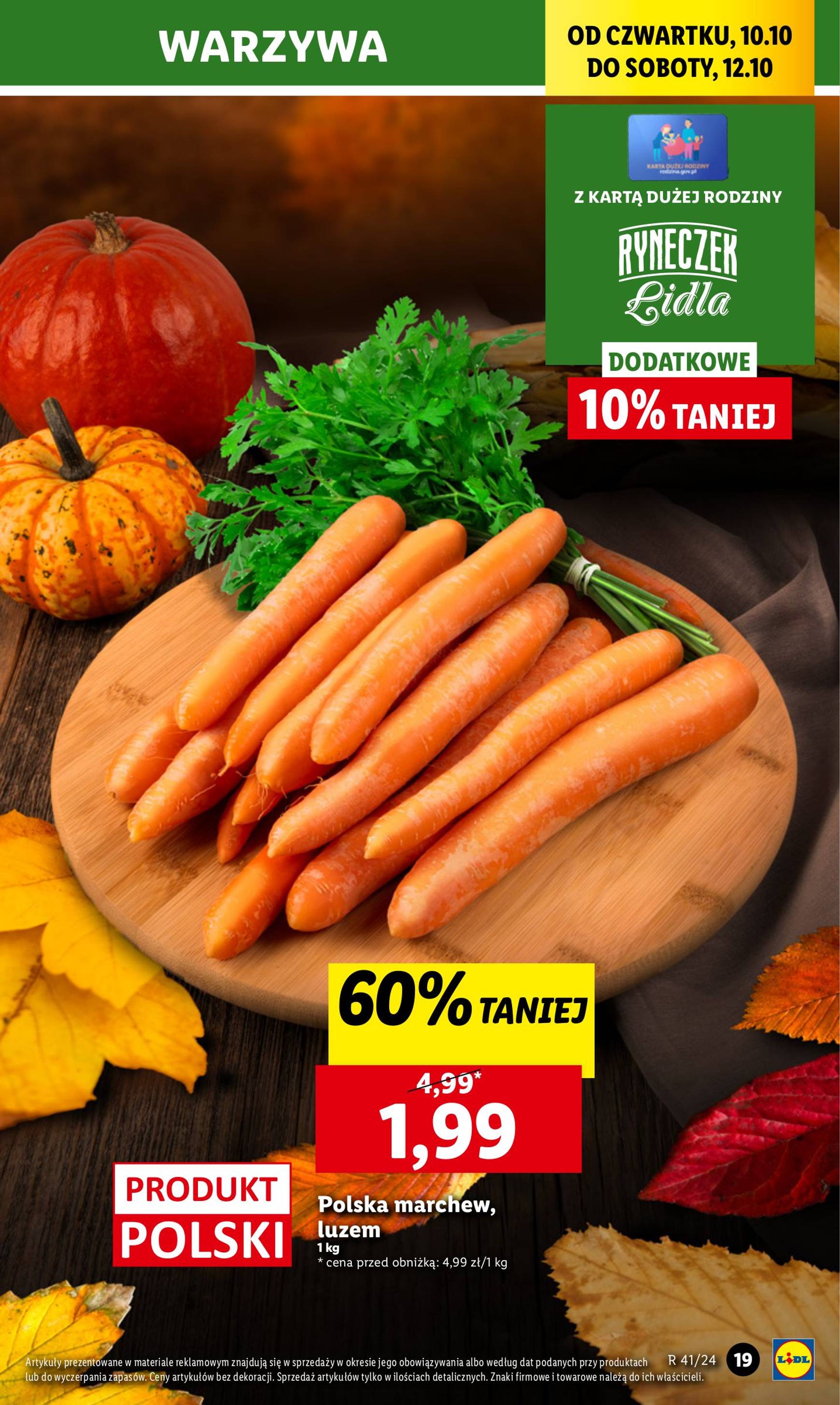 Lidl gazetka ważna od 10.10. - 12.10. 23