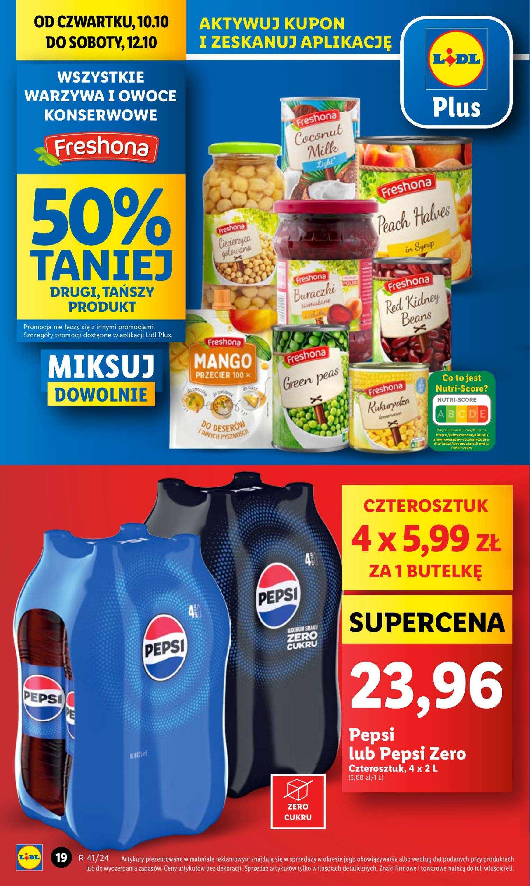 Lidl gazetka ważna od 10.10. - 12.10. 14