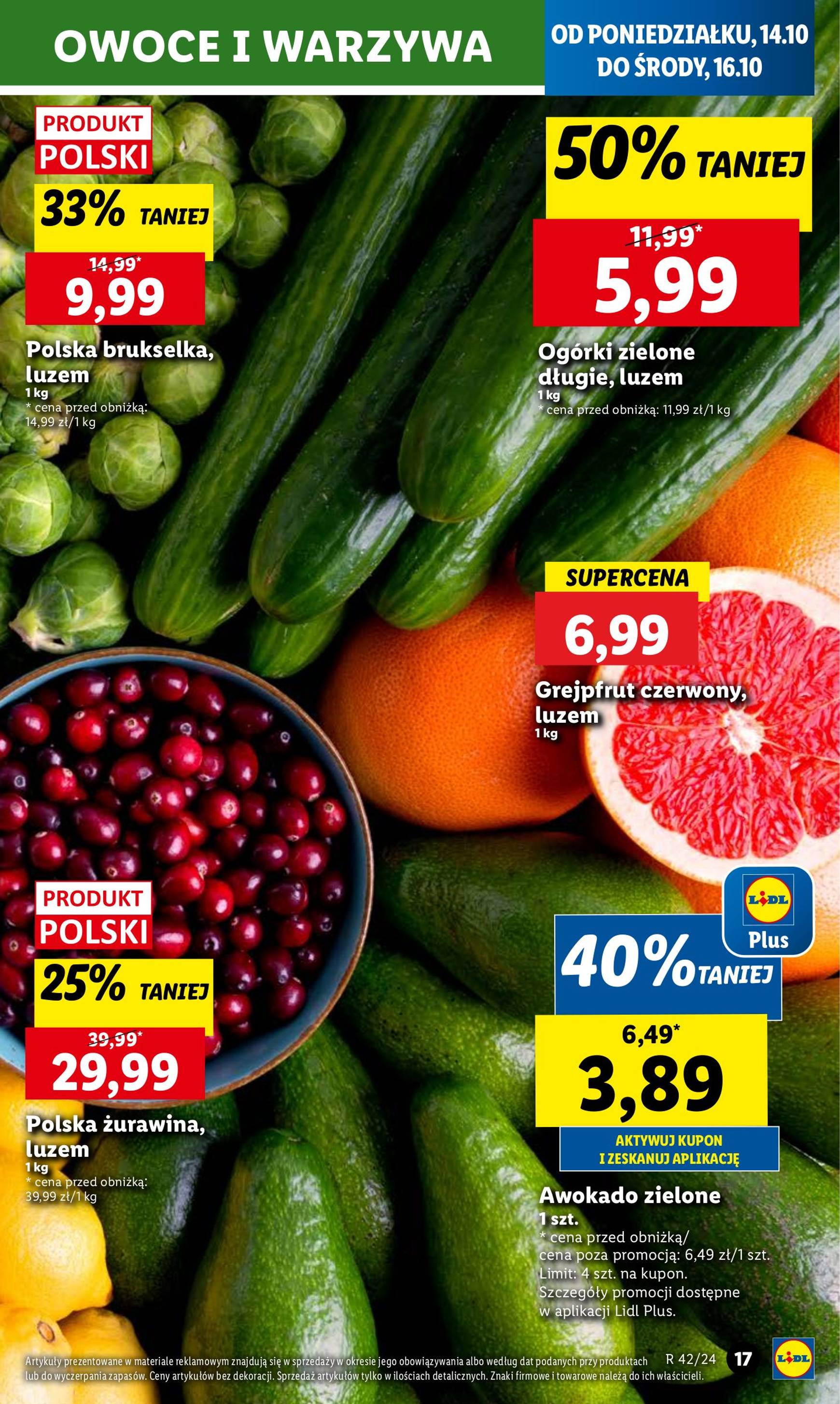 Lidl gazetka ważna od 14.10. - 16.10. 19