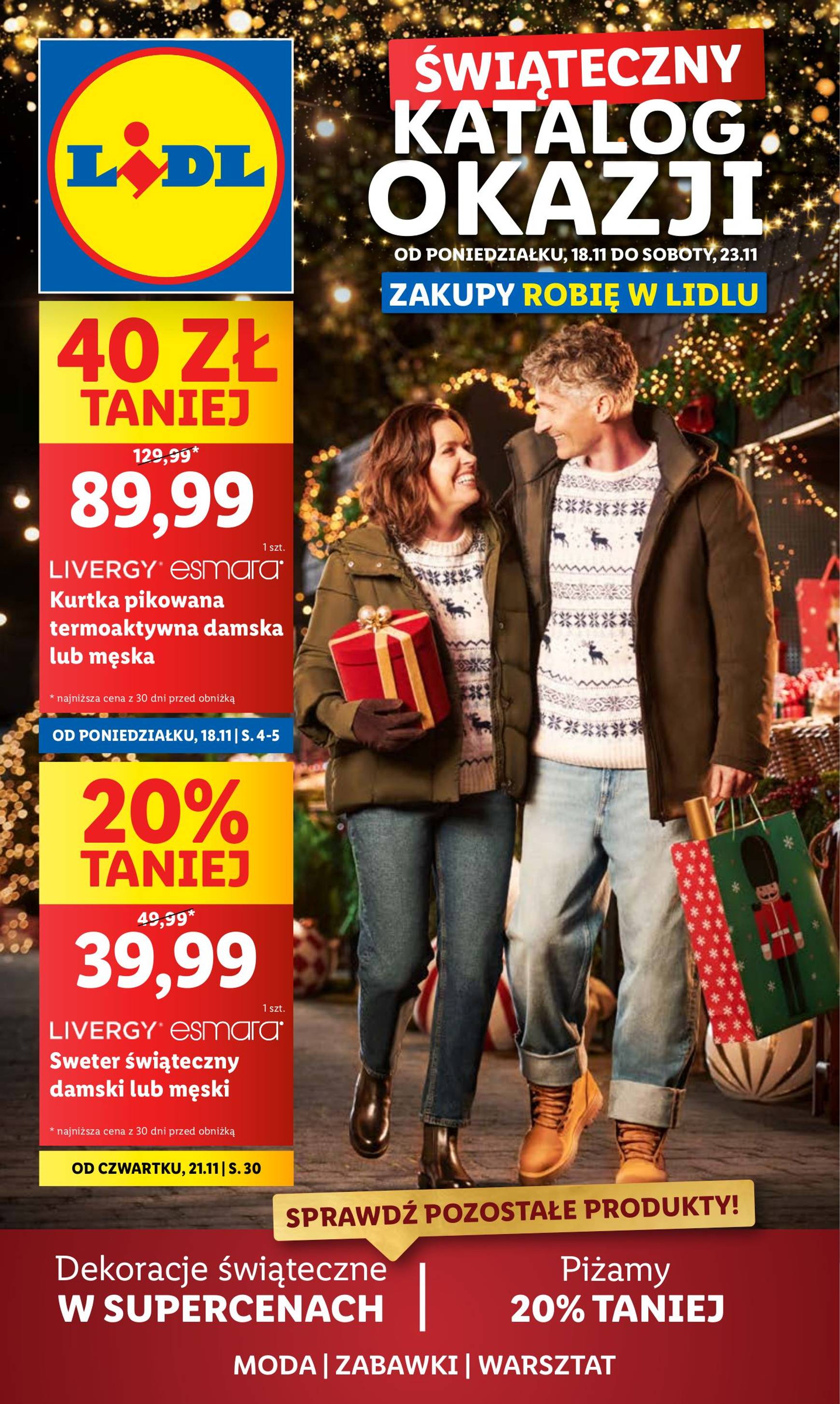 Lidl - Katalog Okazji gazetka ważna od 18.11. - 23.11.