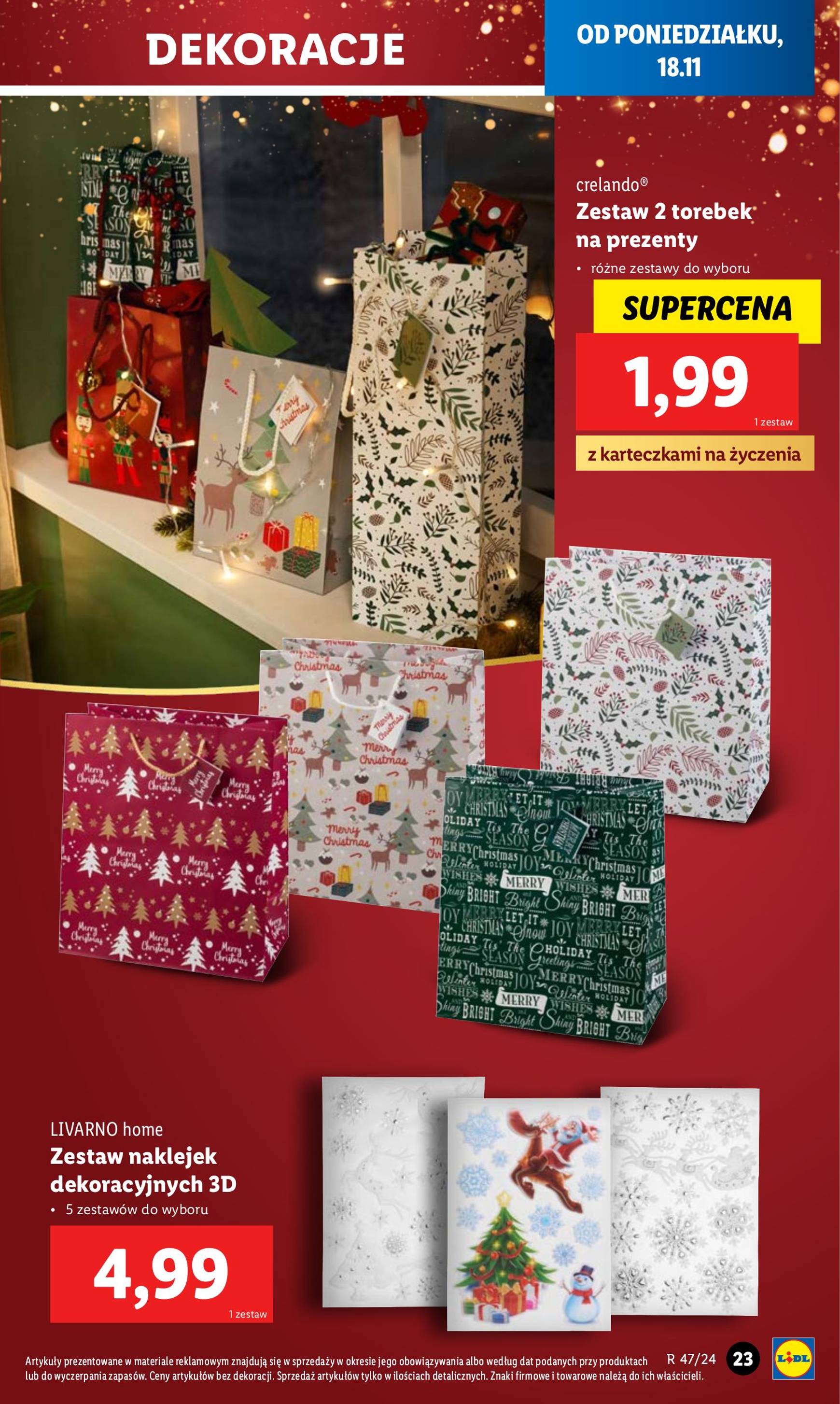 Lidl - Katalog Okazji gazetka ważna od 18.11. - 23.11. 25