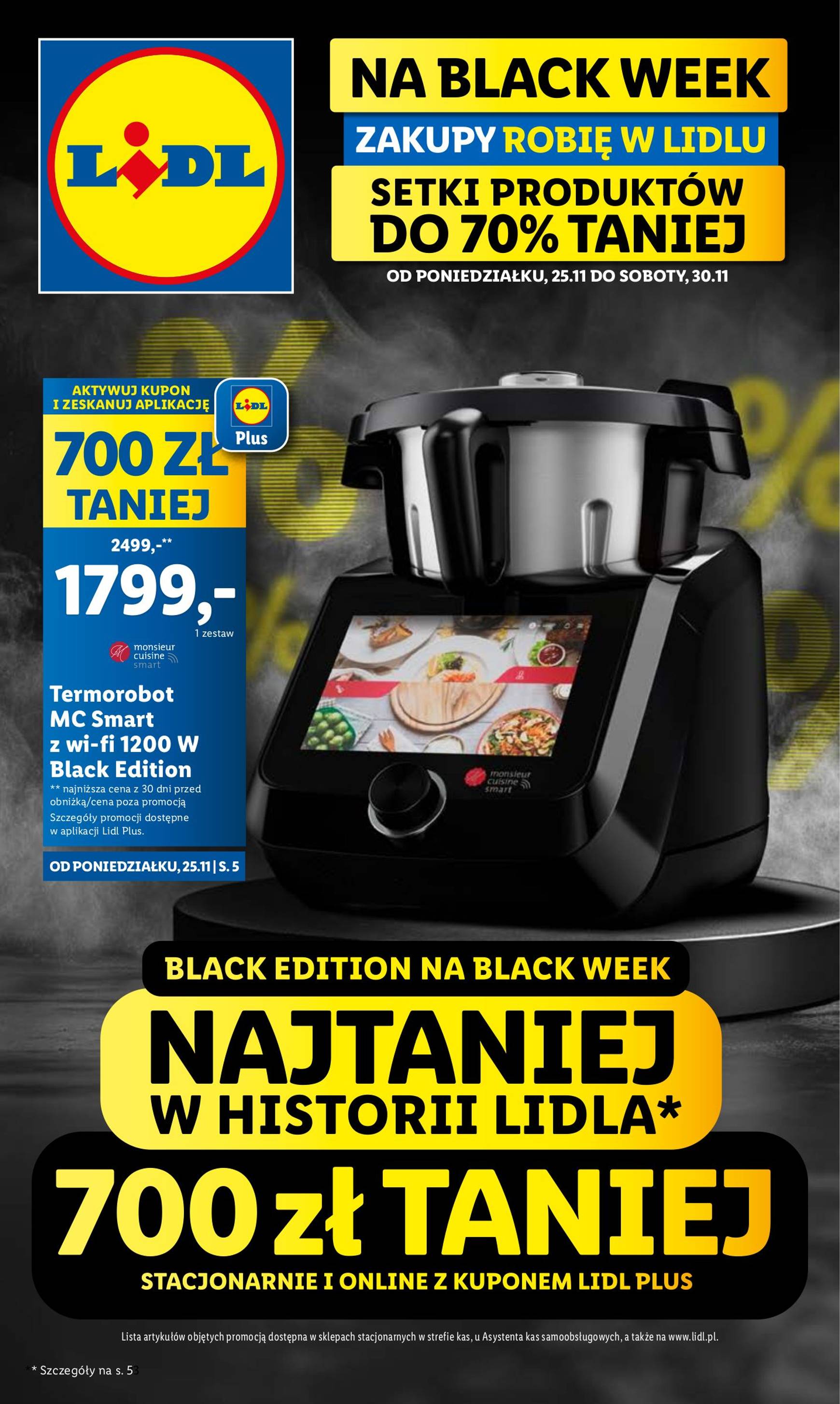 Lidl - Black Friday gazetka ważna od 25.11. - 30.11.