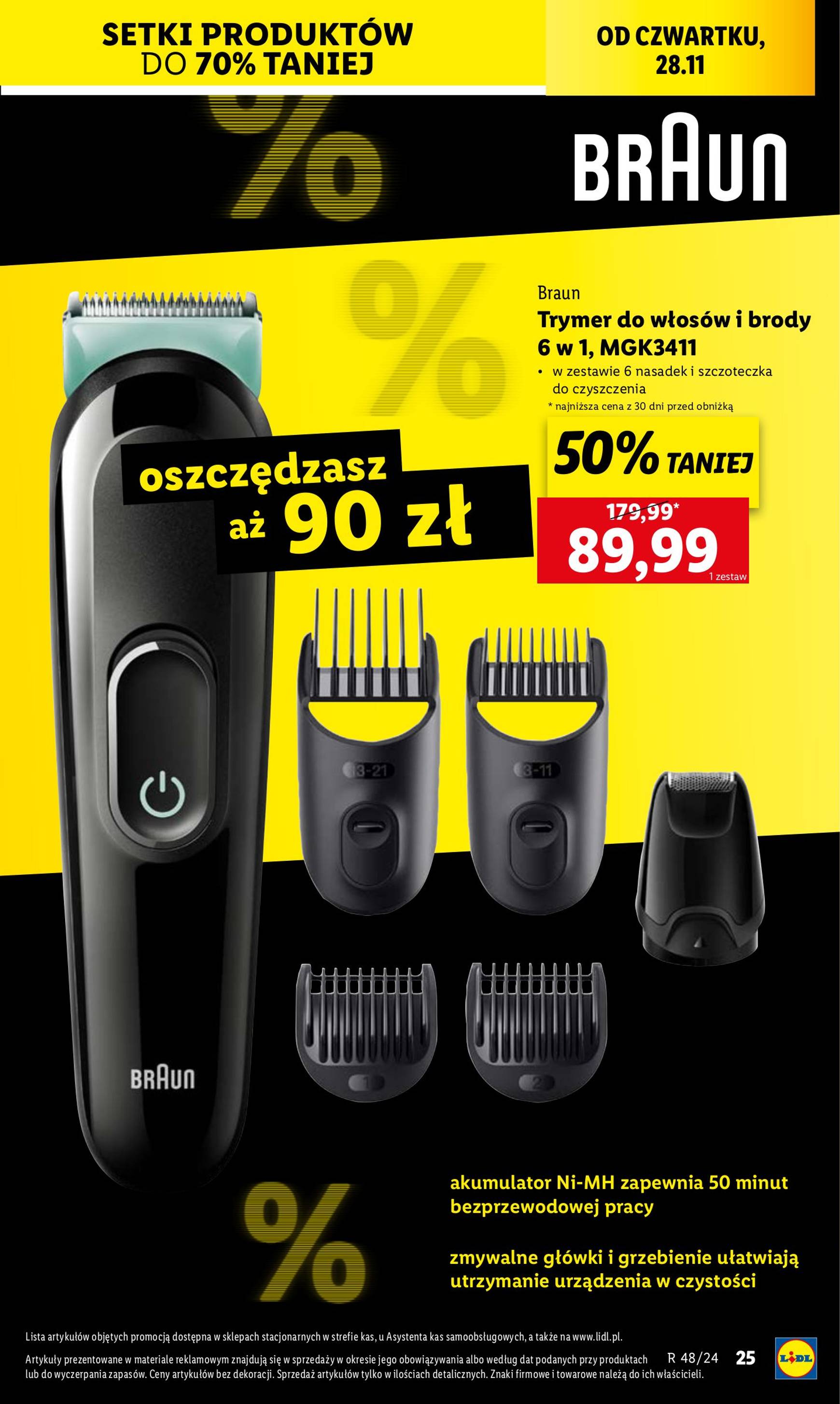 Lidl - Black Friday gazetka ważna od 25.11. - 30.11. 25