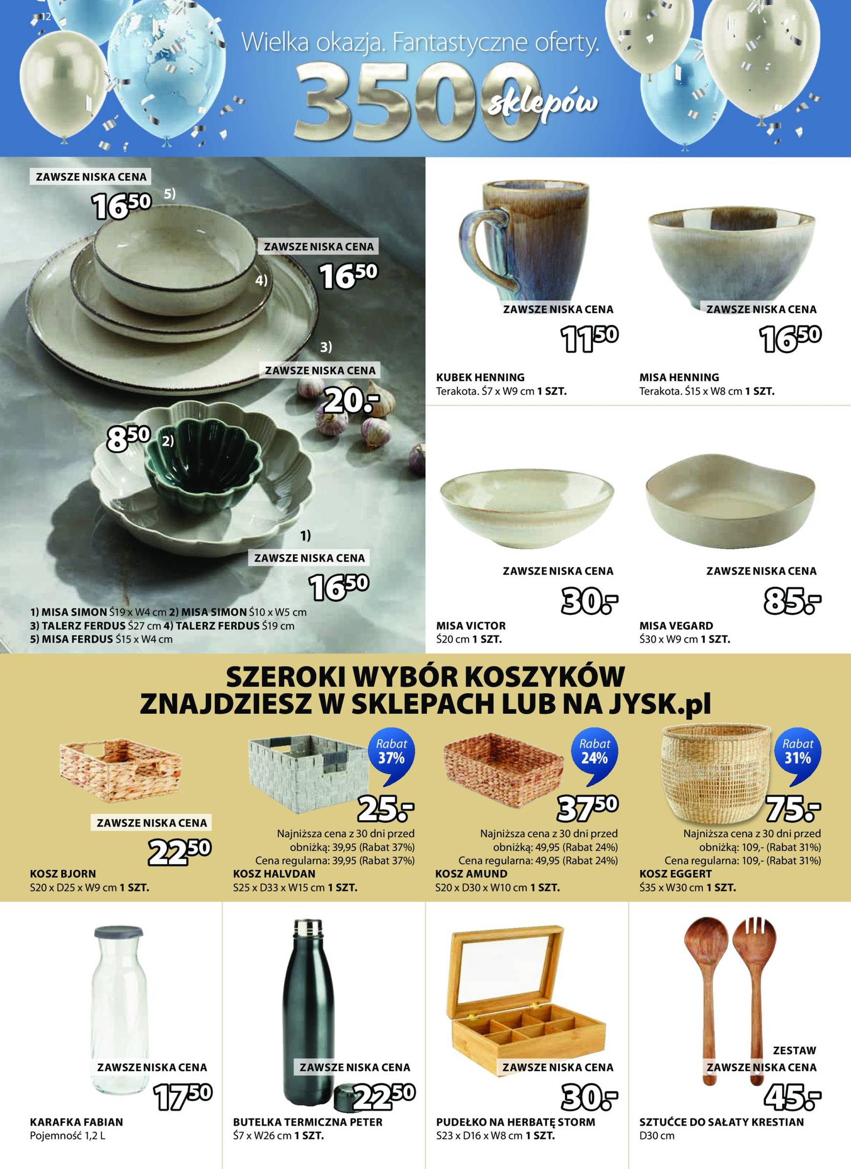 JYSK gazetka ważna od 30.10. - 17.11. 12