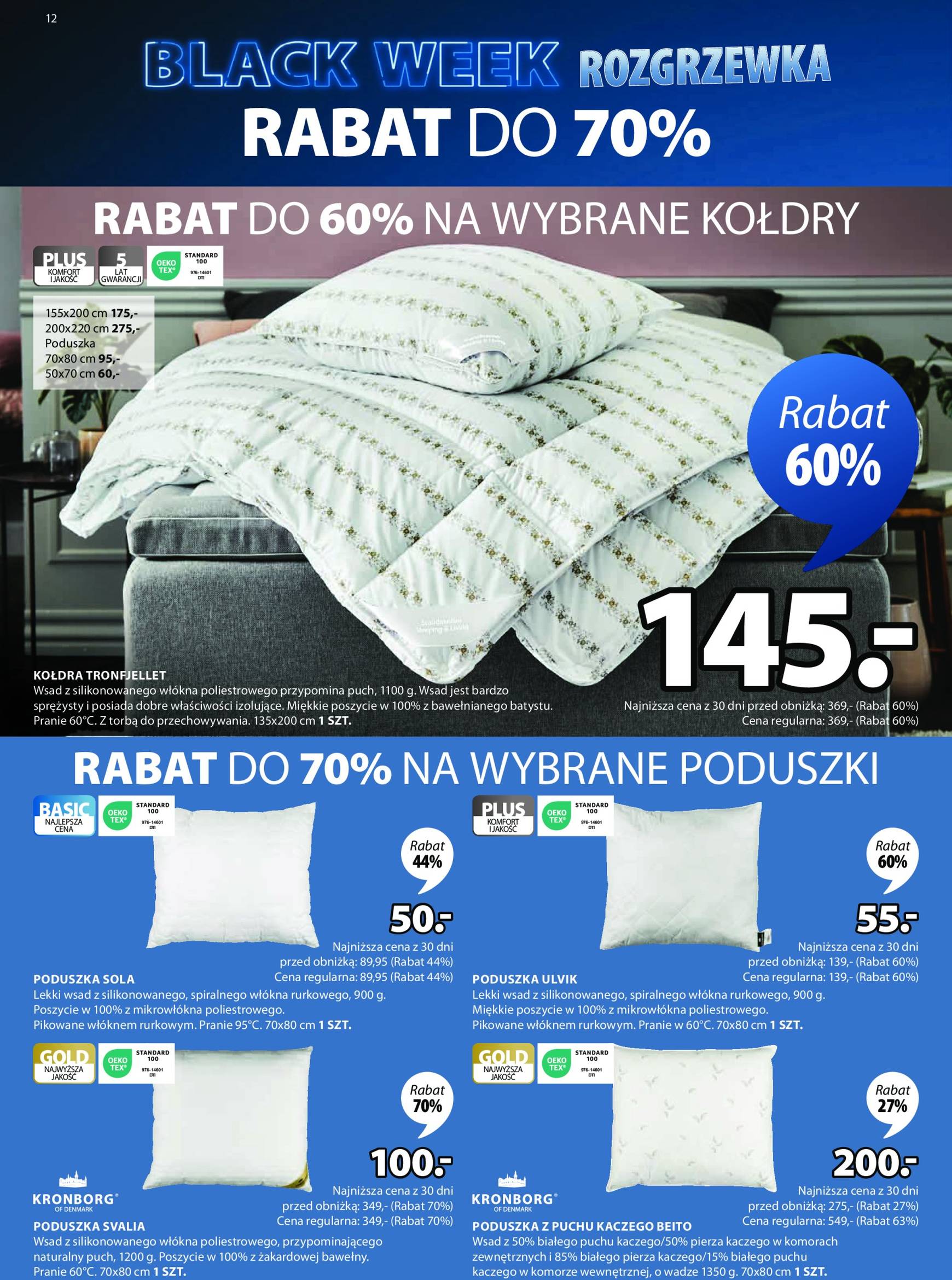 JYSK - Black Friday gazetka ważna od 13.11. - 01.12. 12