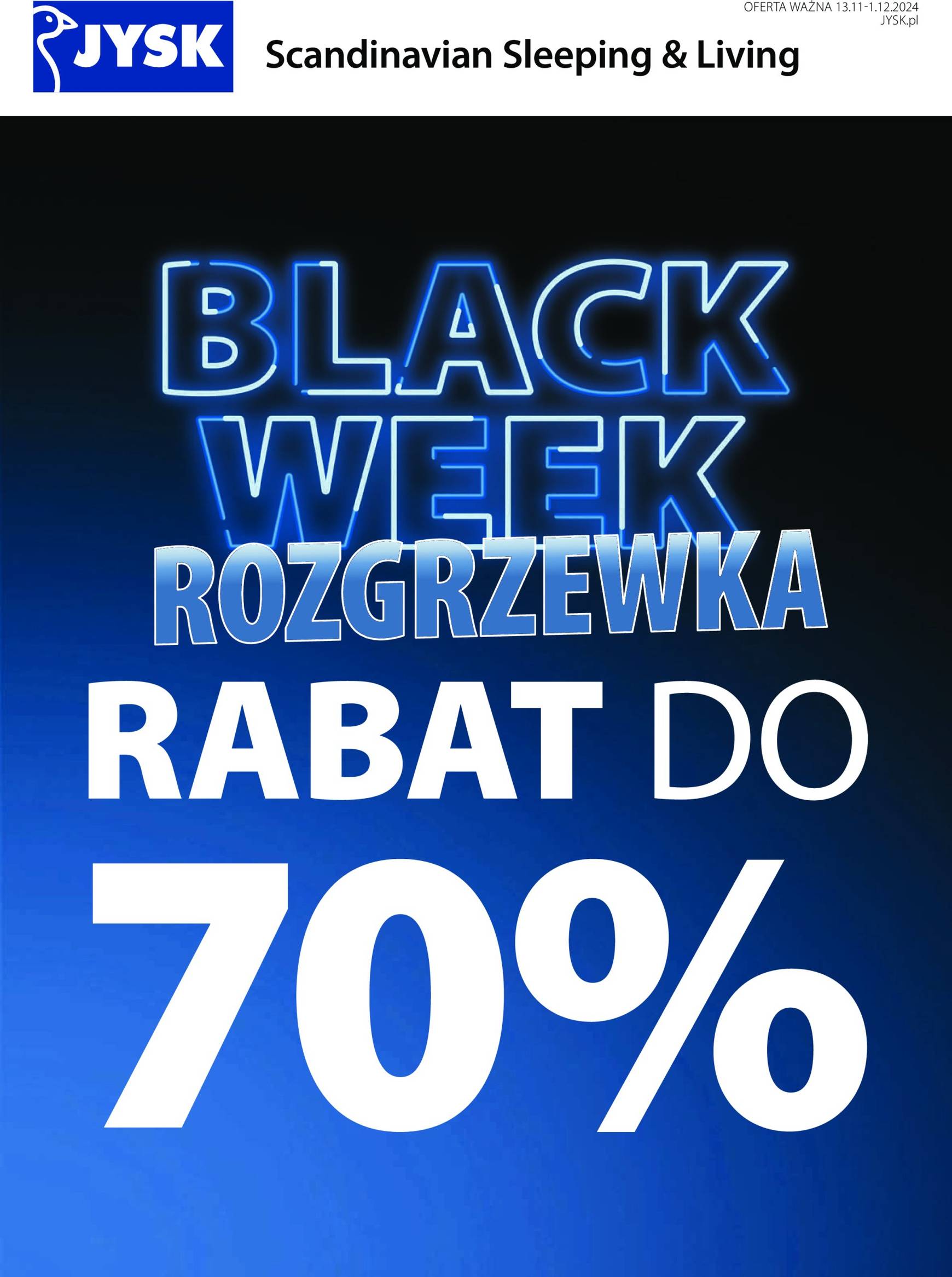 JYSK - Black Friday gazetka ważna od 13.11. - 01.12.