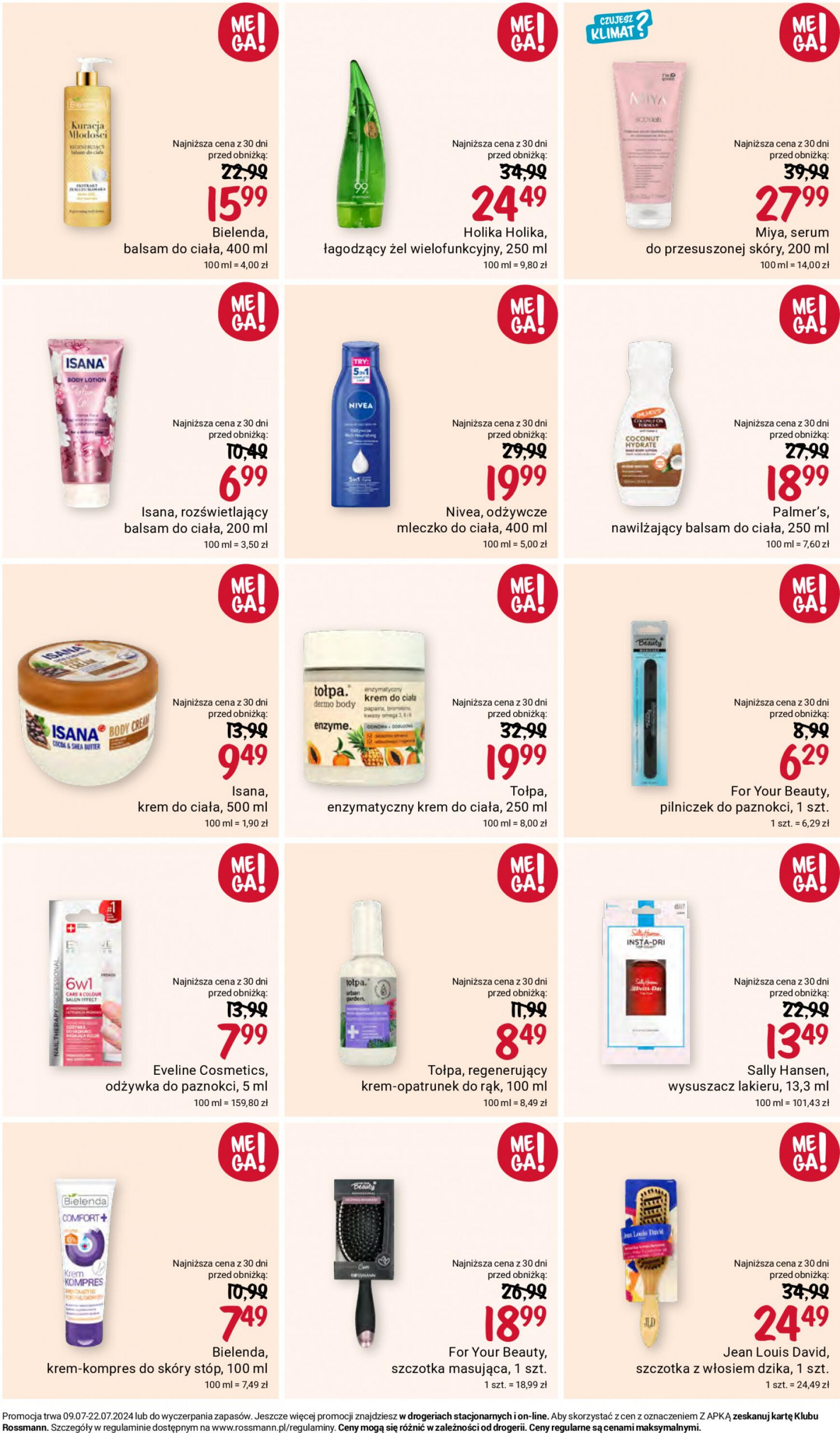 Rossmann gazetka aktualna ważna od 09.07. - 22.07. 2