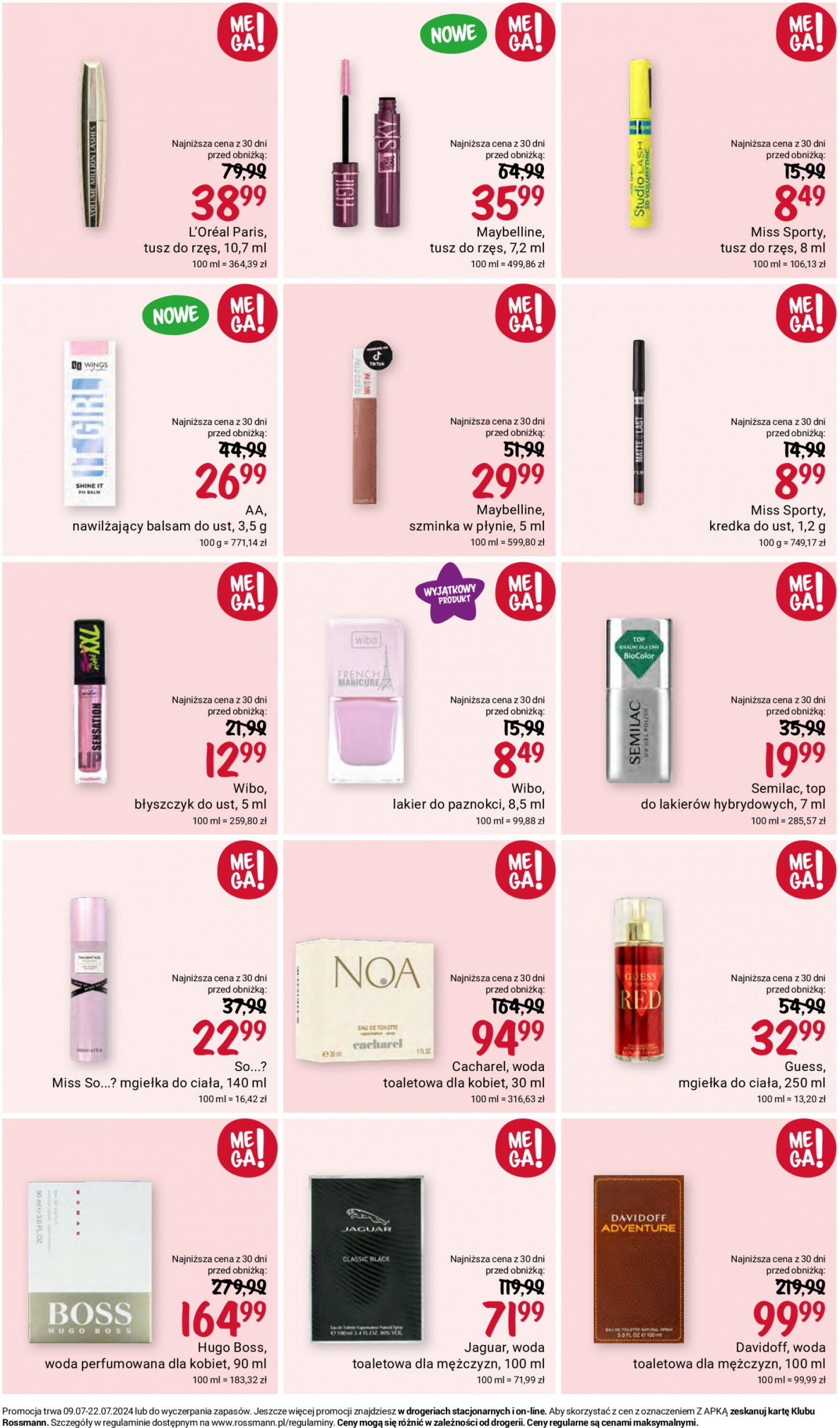 Rossmann gazetka aktualna ważna od 09.07. - 22.07. 11