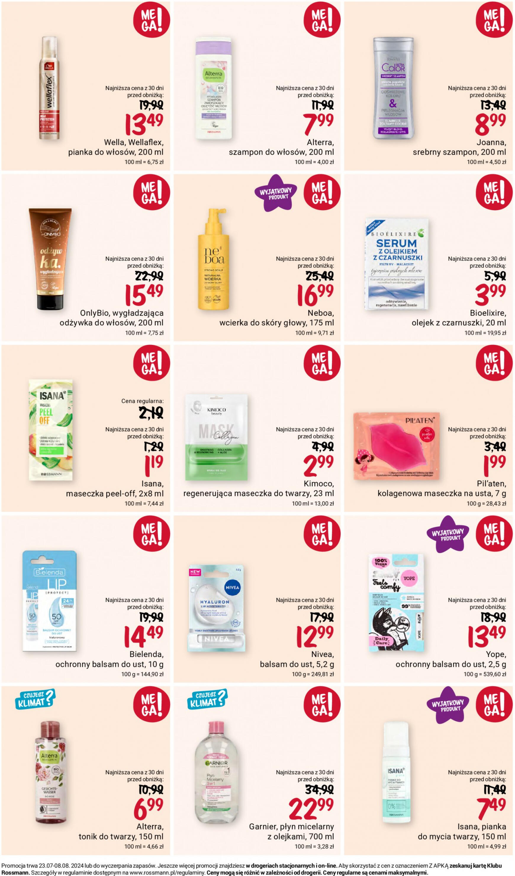 Rossmann gazetka aktualna ważna od 23.07. - 08.08. 3