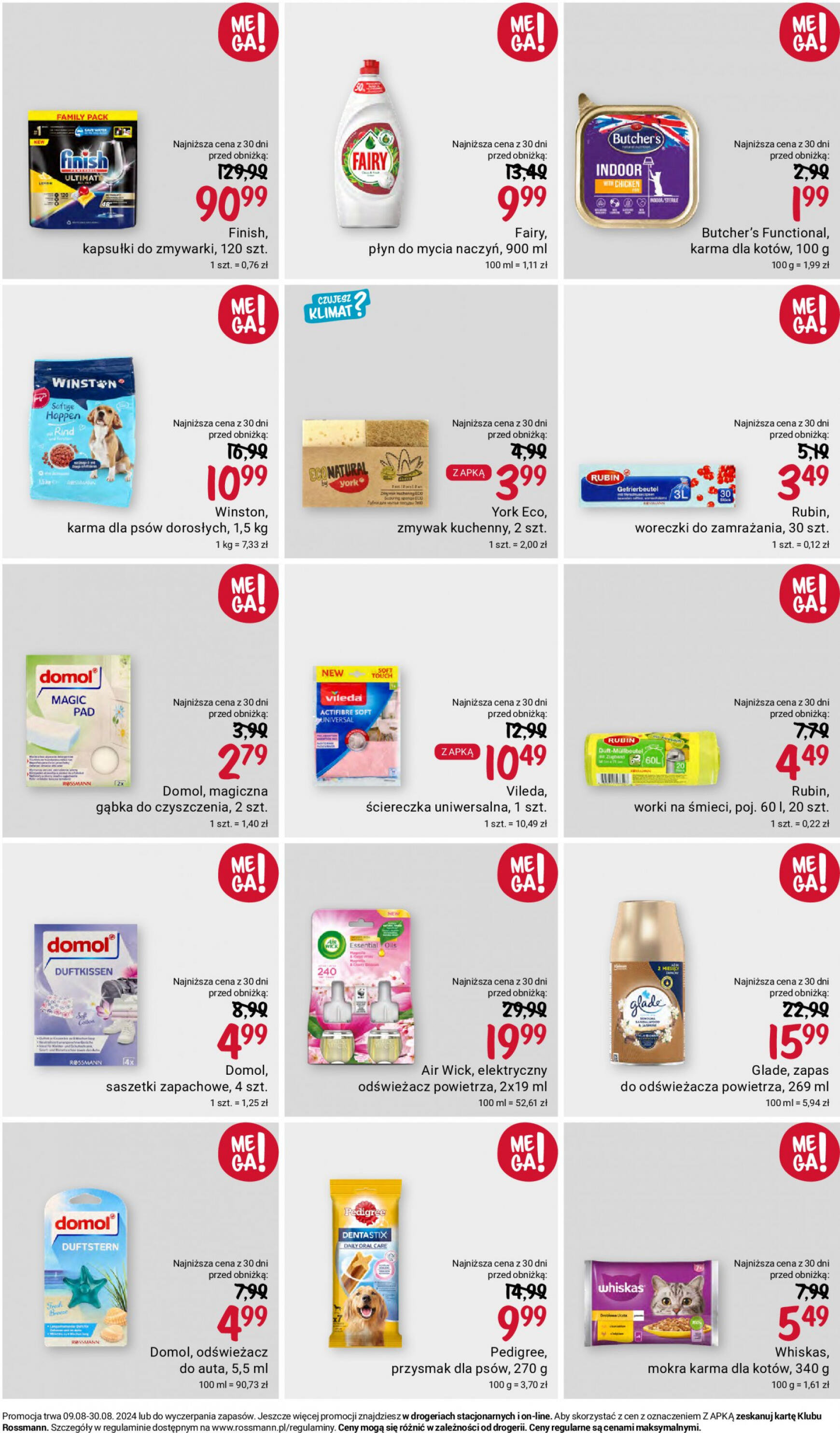 Rossmann gazetka aktualna ważna od 09.08. - 30.08. 12