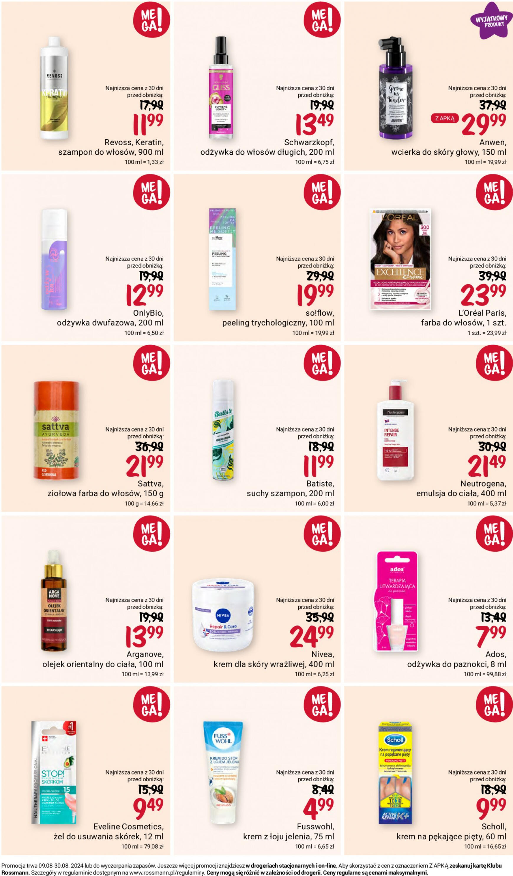 Rossmann gazetka aktualna ważna od 09.08. - 30.08. 6