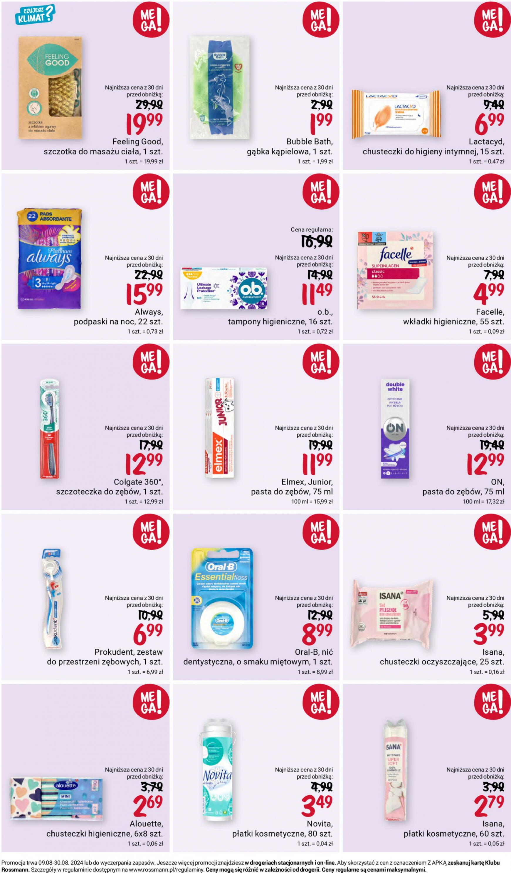 Rossmann gazetka aktualna ważna od 09.08. - 30.08. 4