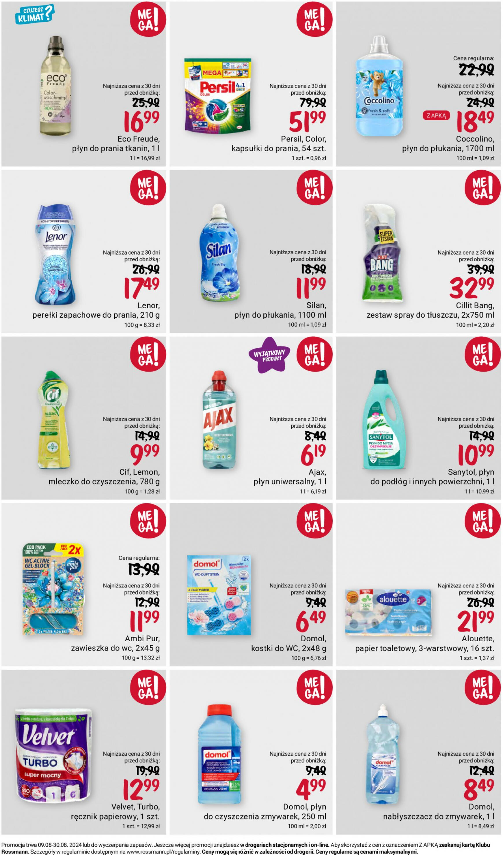 Rossmann gazetka aktualna ważna od 09.08. - 30.08. 11