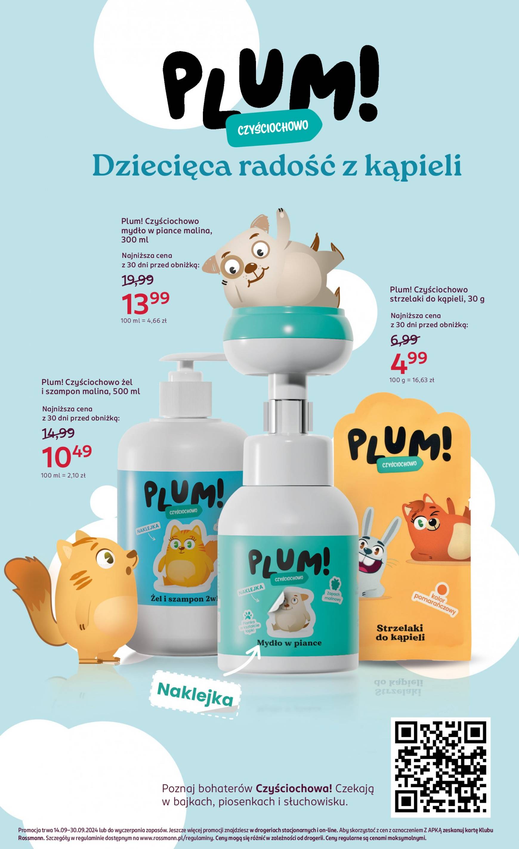 Aktualna Rossmann gazetka ważna od 14.09. - 30.09. 15